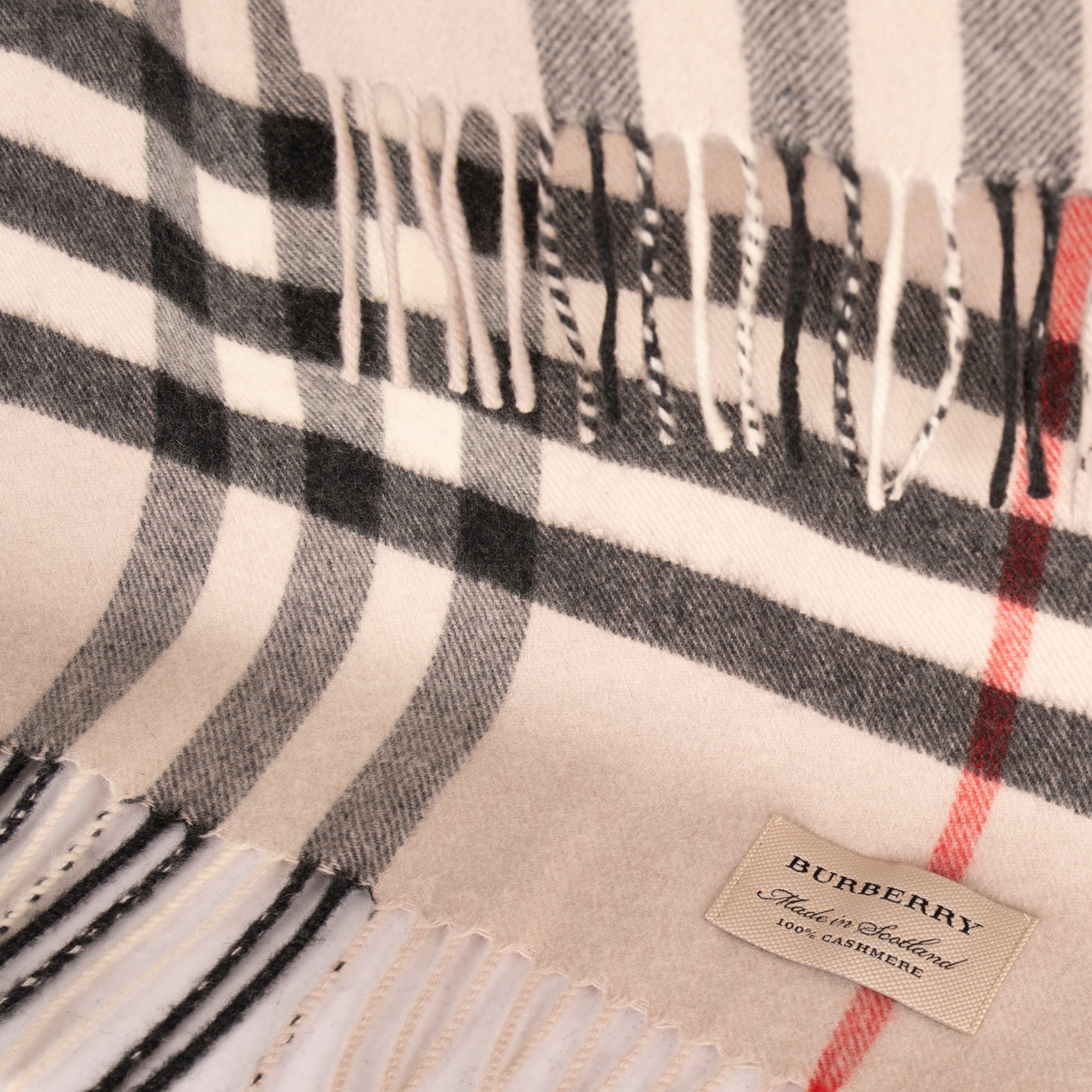 Burberry Classic Check Cashmere Scarf