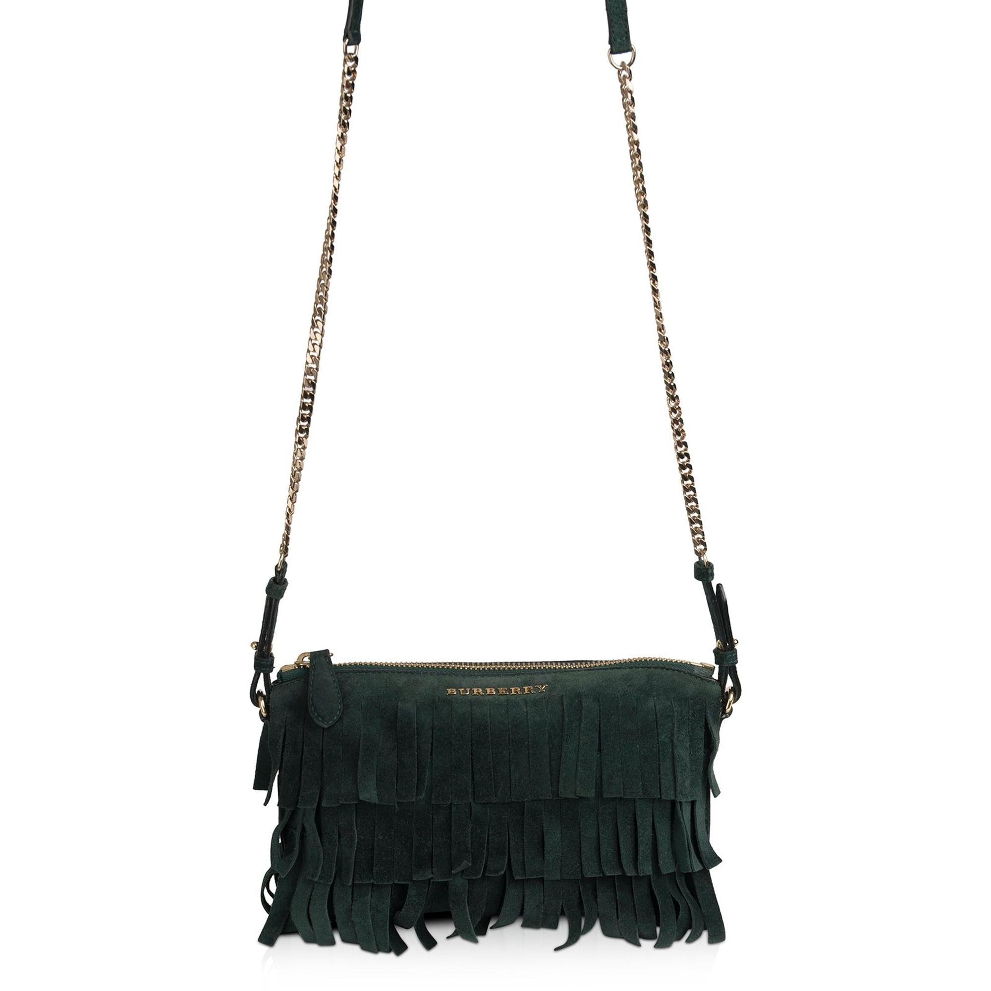 Burberry Fringe Peyton Crossbody Bag