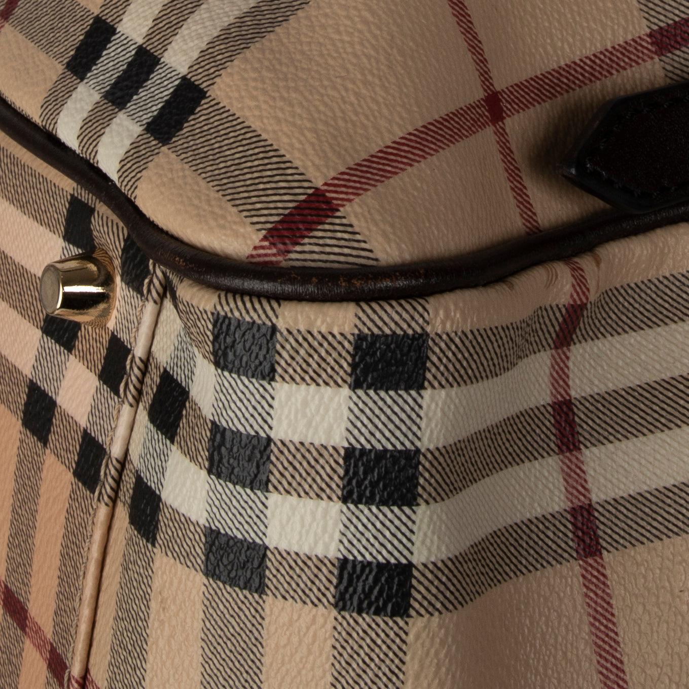 Burberry Haymarket Check Canterbury Tote