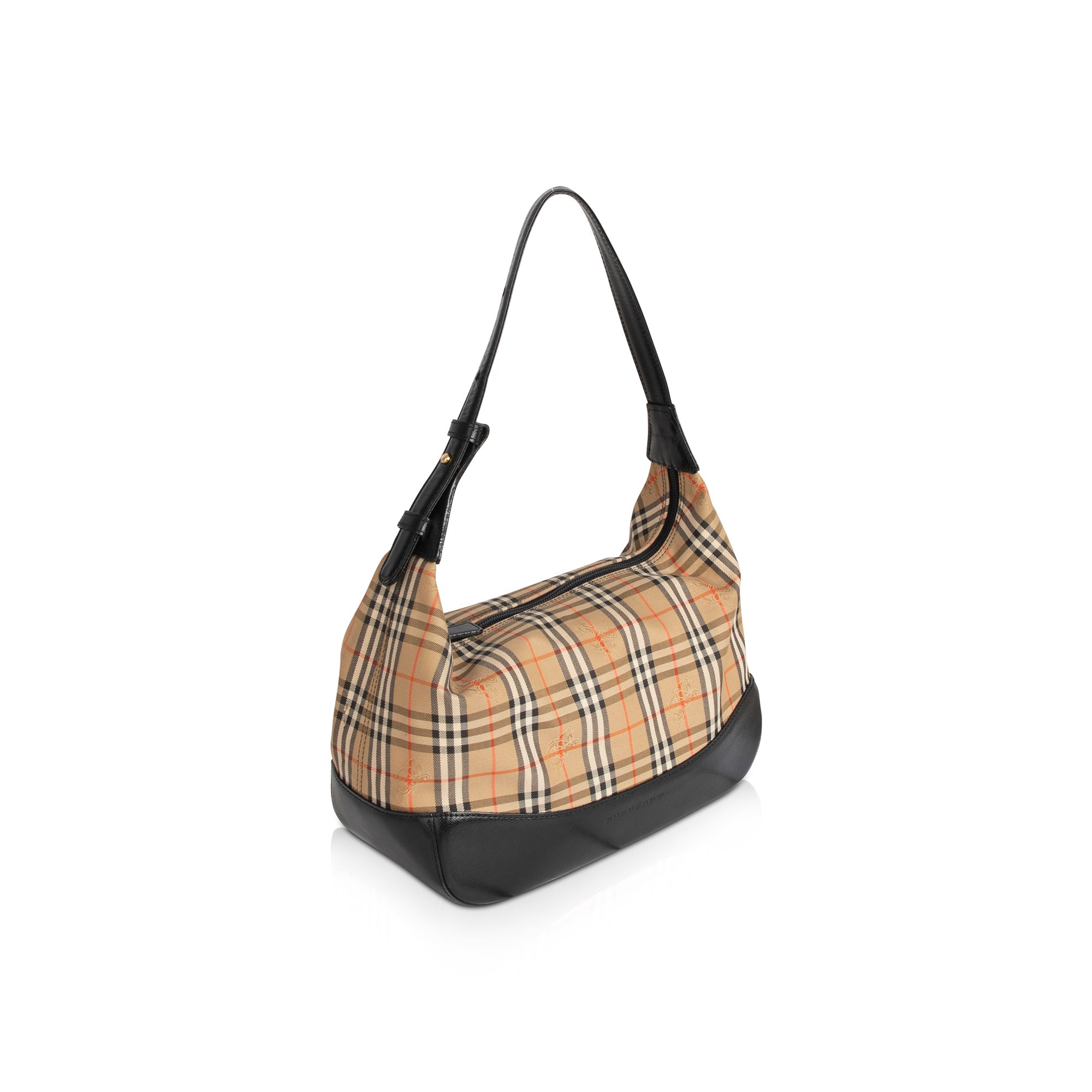 Burberry Haymarket Check Hobo Bag