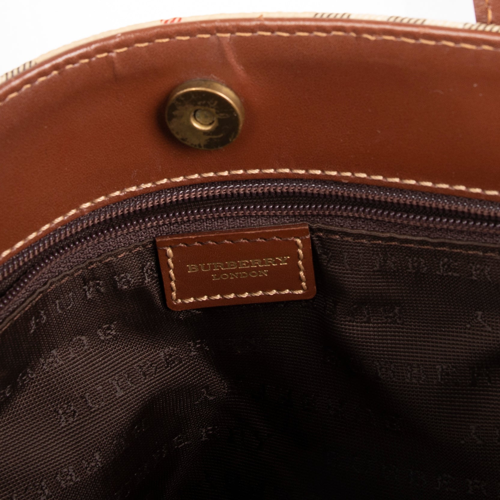 Burberry Haymarket Check Mini Tote