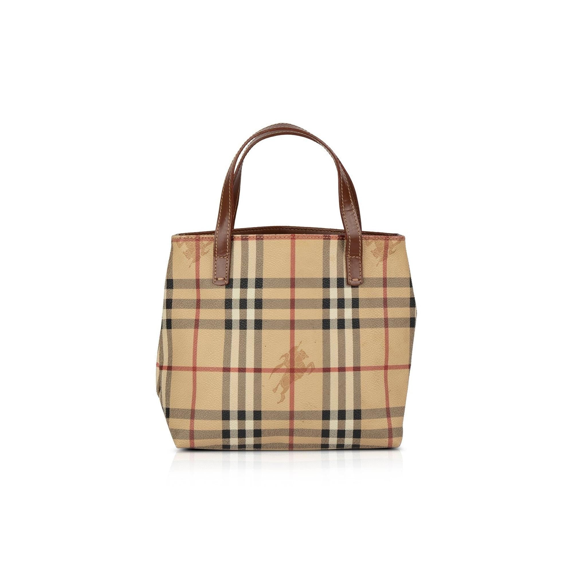 Burberry Haymarket Check Mini Tote