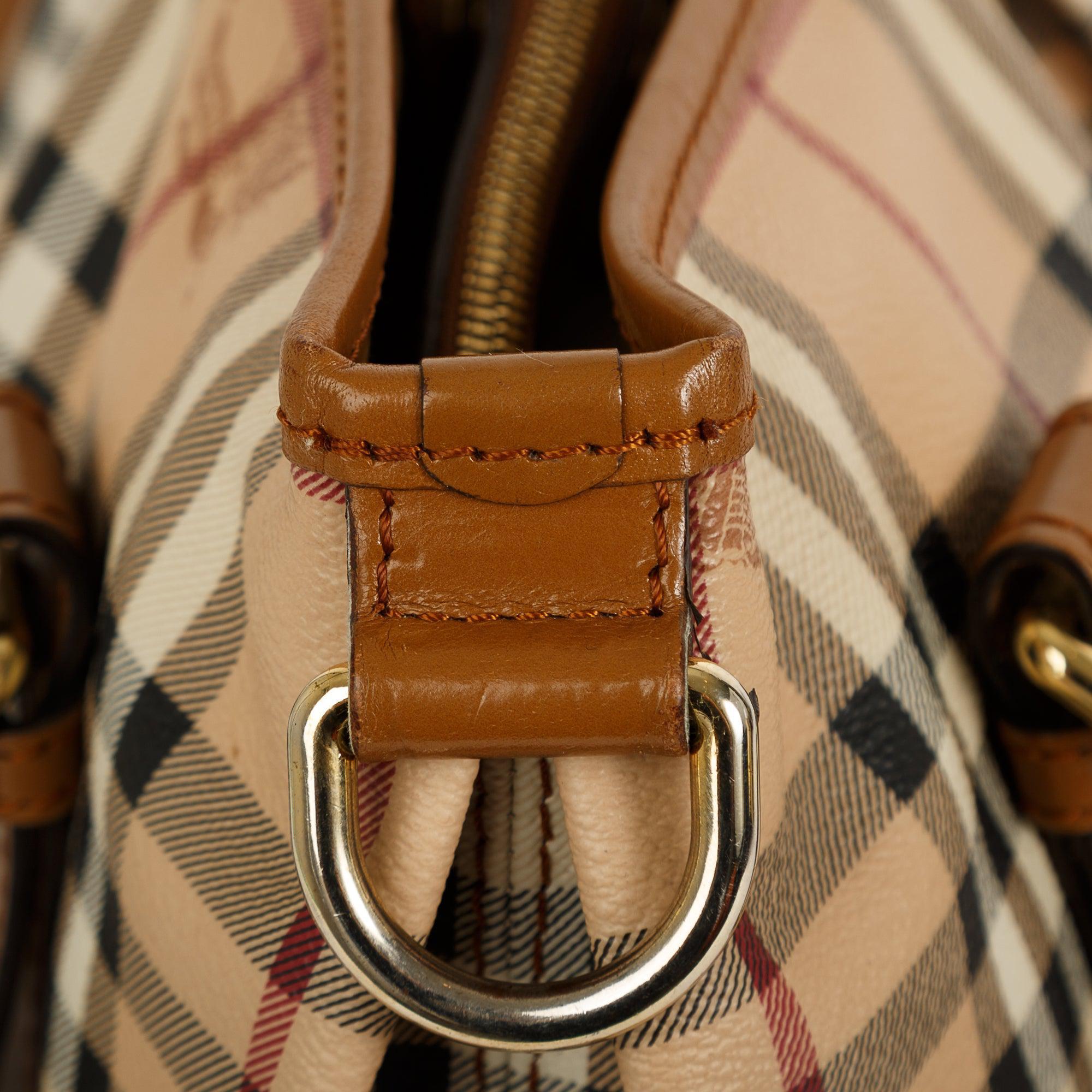 Burberry Haymarket Check Northfield Tote w/ Strap