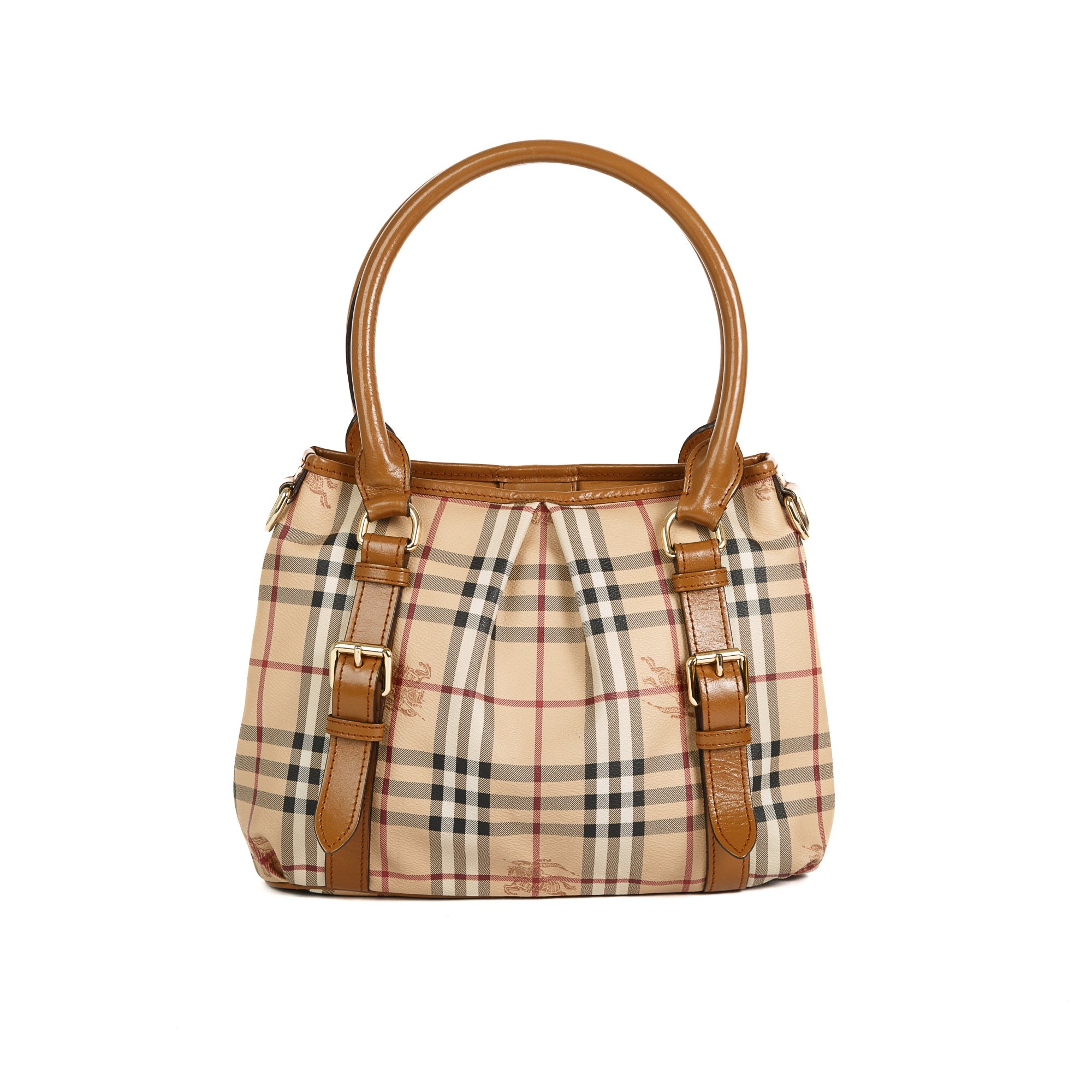 Burberry Haymarket Check Northfield Tote w/ Strap