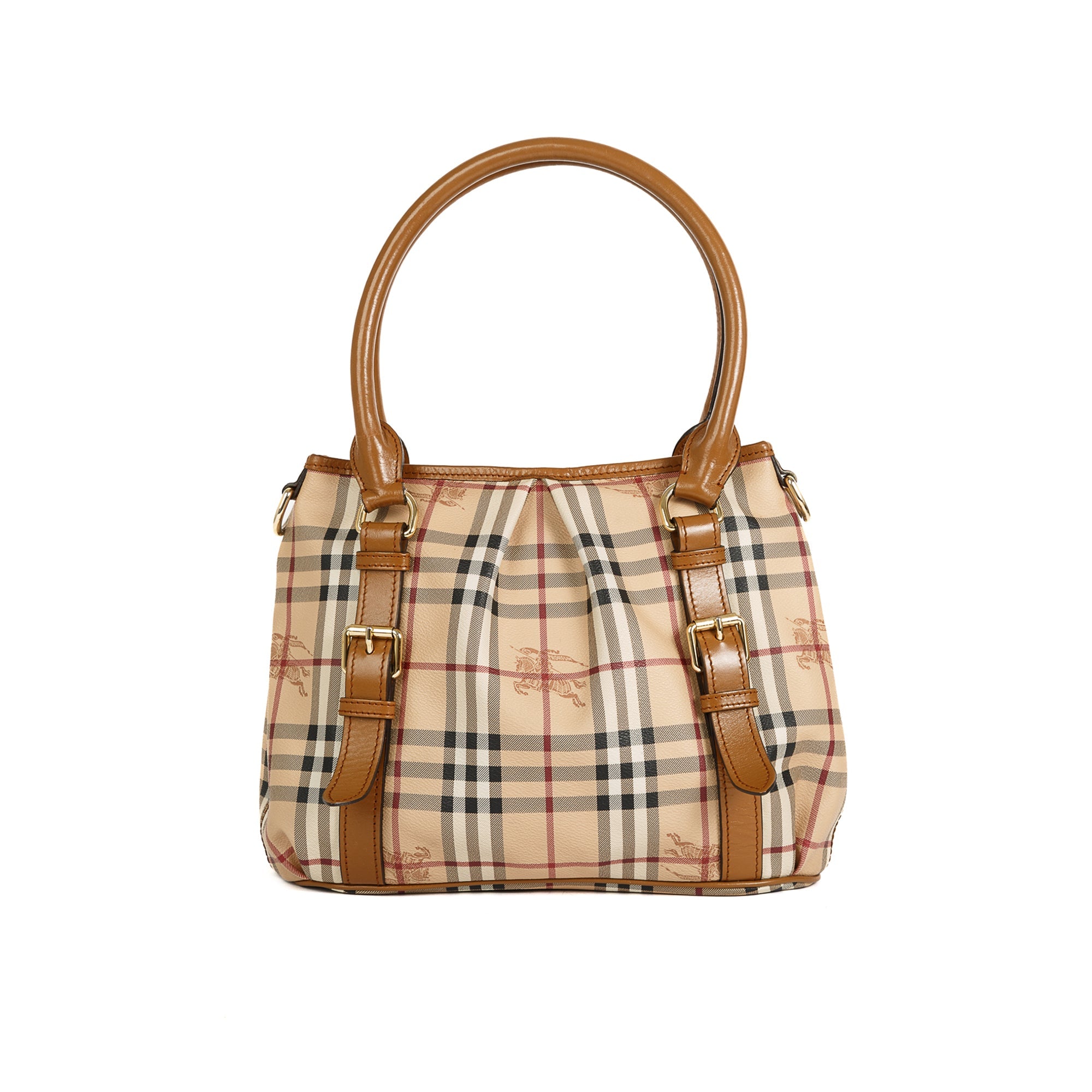 Burberry Haymarket Check Northfield Tote w/ Strap