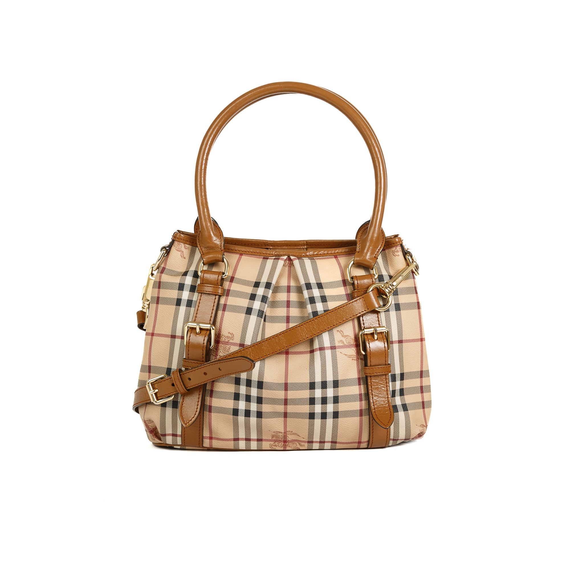Burberry Haymarket Check Northfield Tote w/ Strap