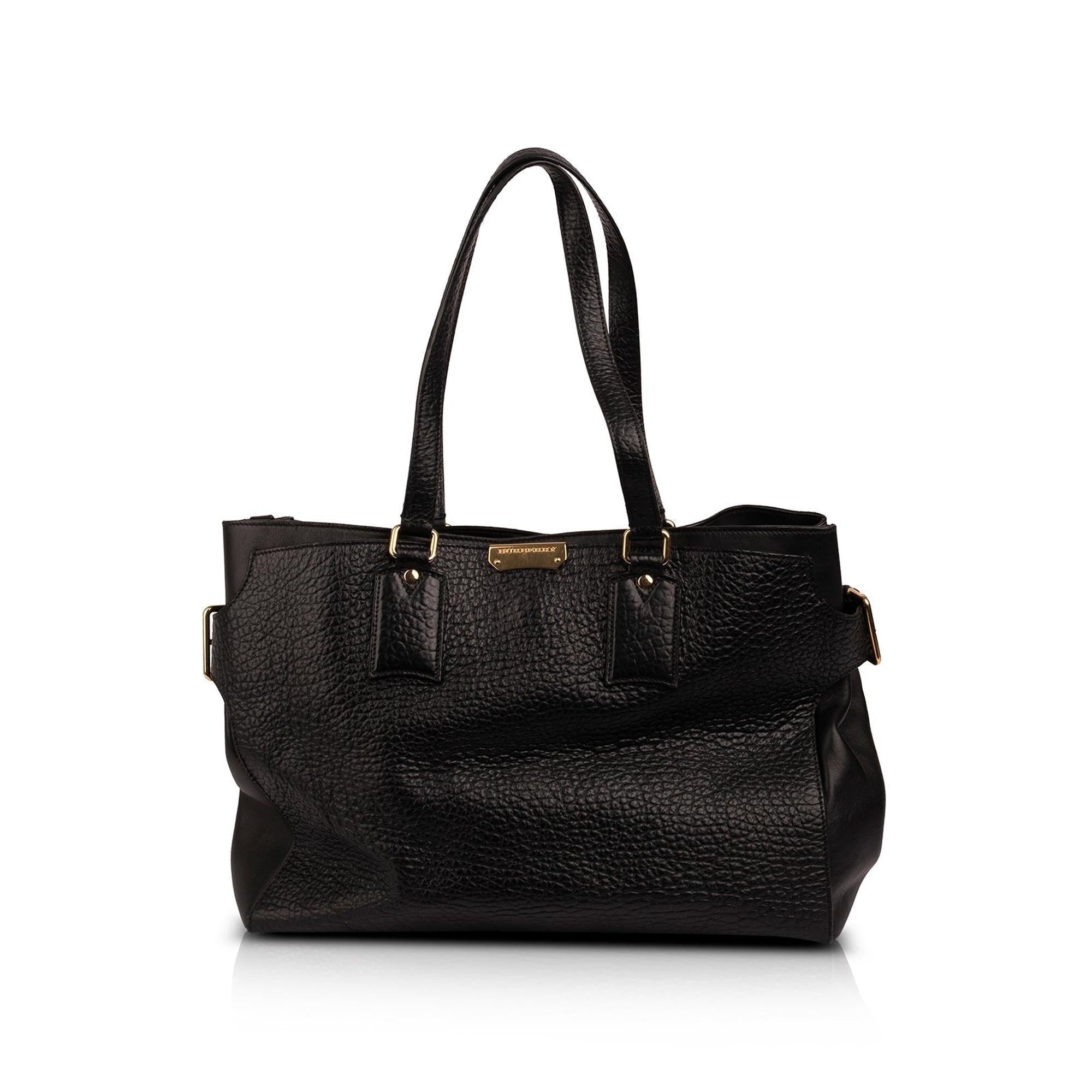 Burberry Heritage Grain Large Clifton Tote