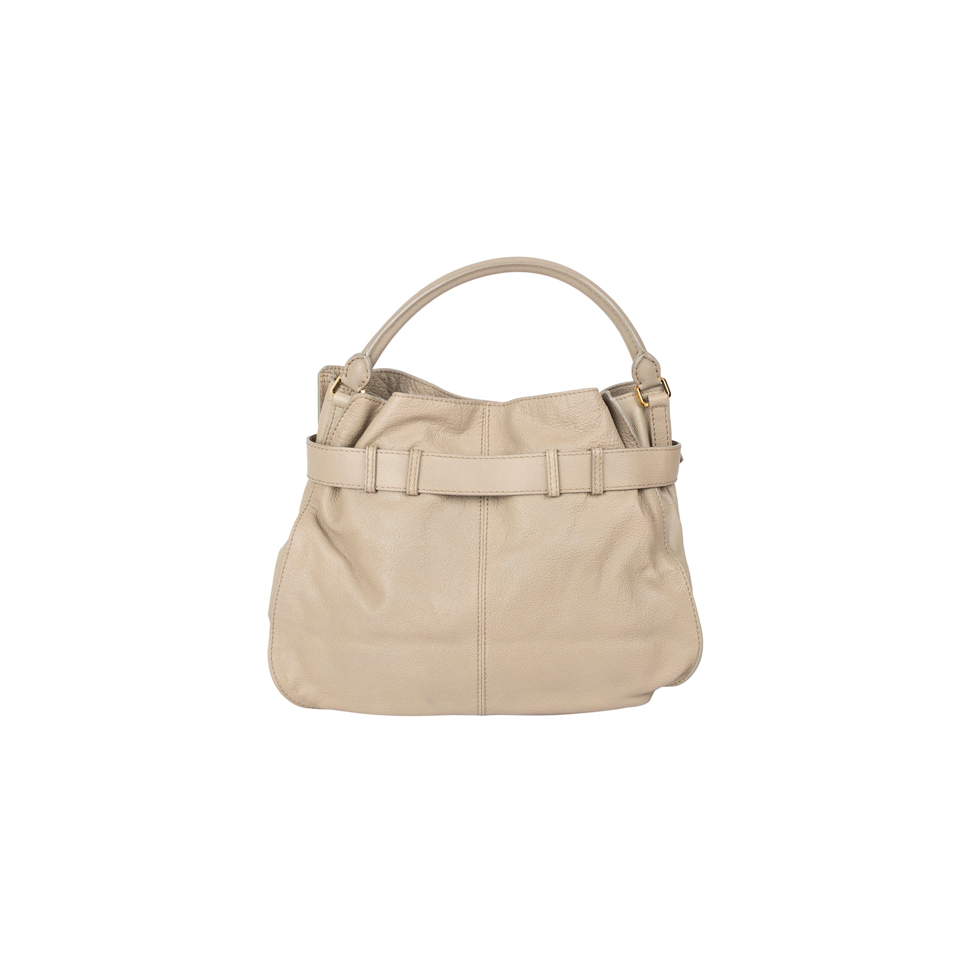 Burberry Large Lambeth Leather Hobo