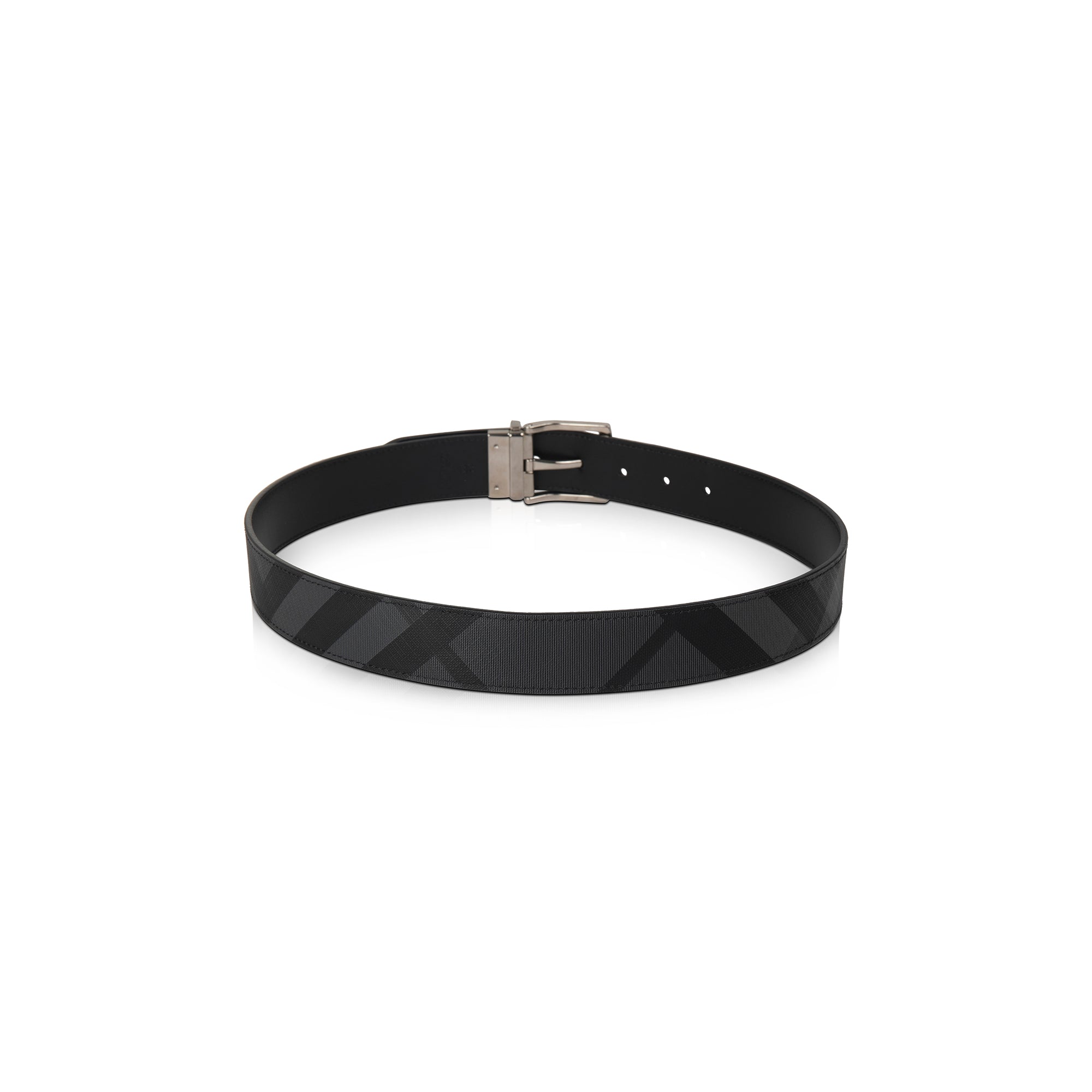 Burberry London Check and Leather Belt