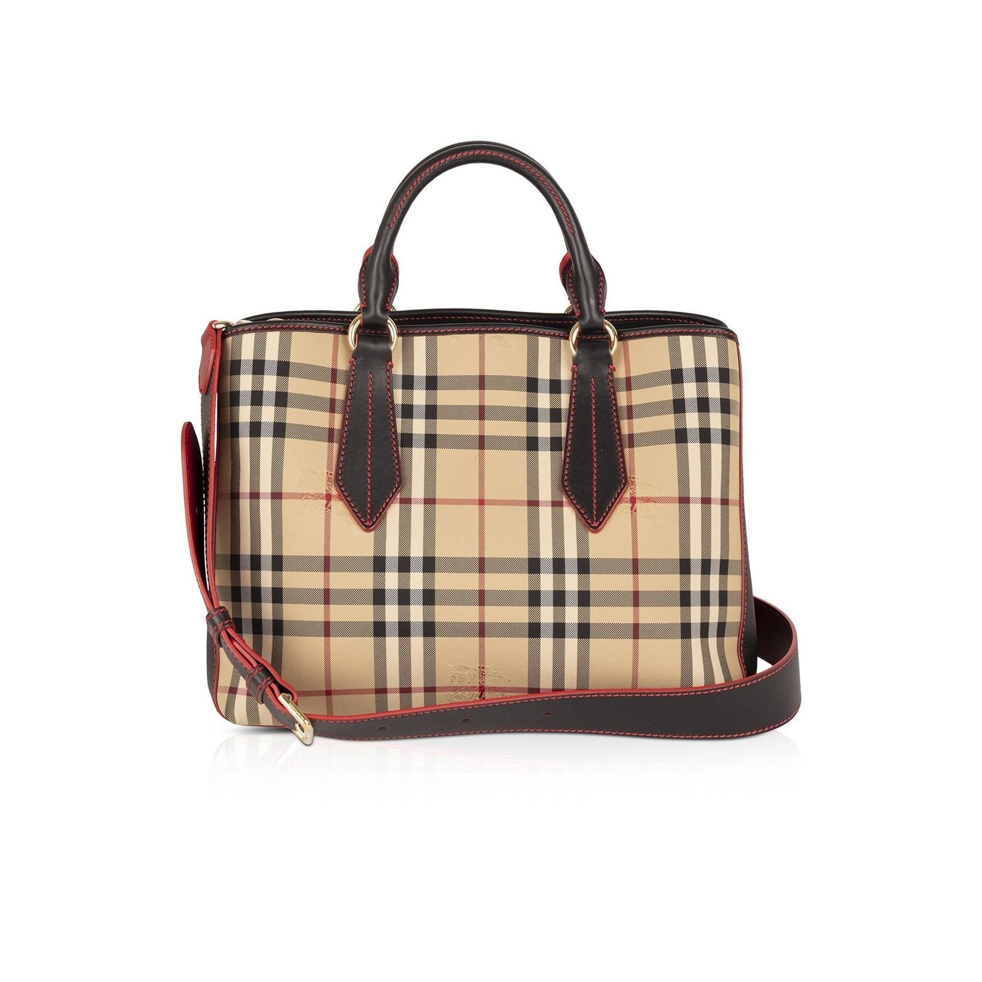 Burberry Medium Ballingdon Horseferry Check Tote