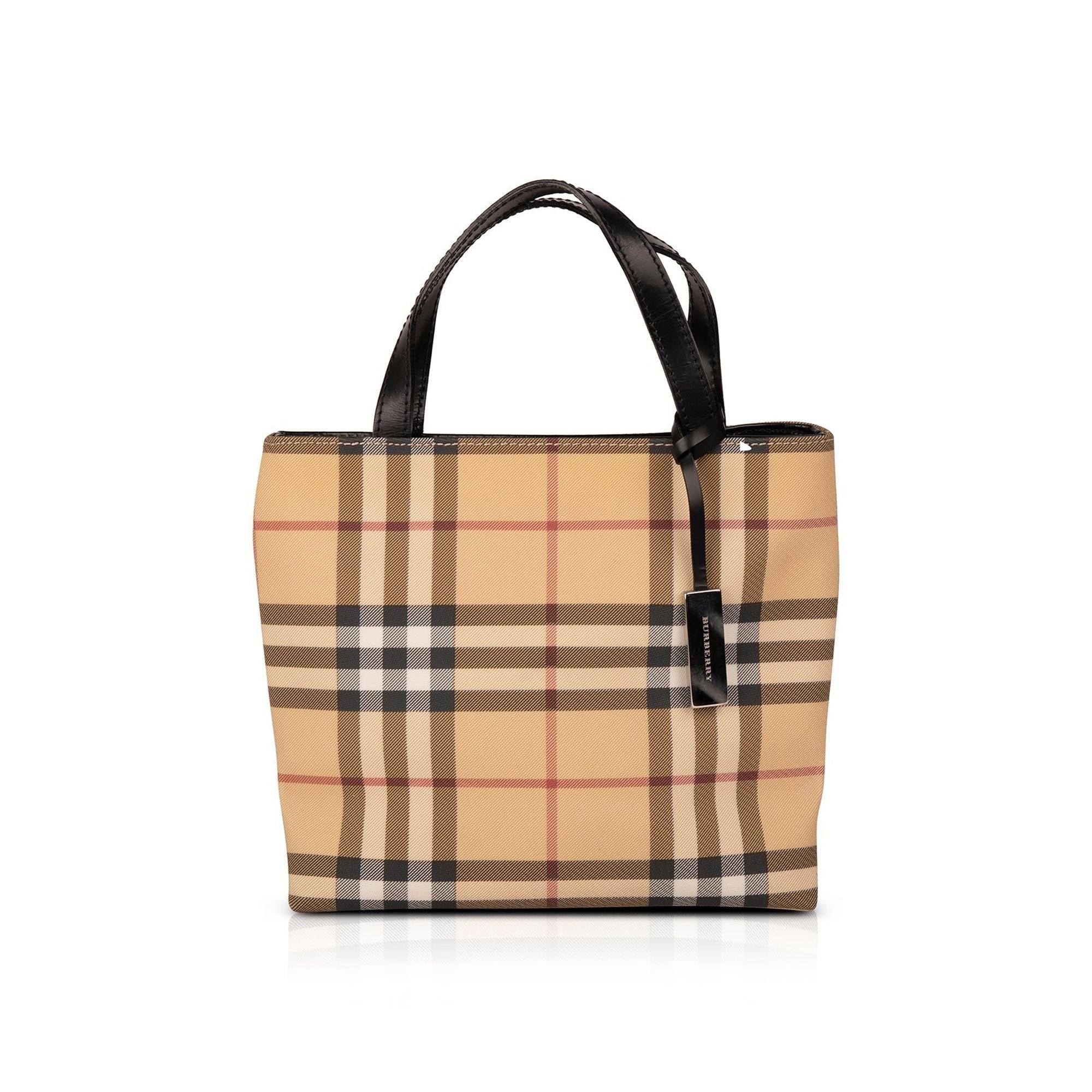 Burberry Mini Nova Check Tote