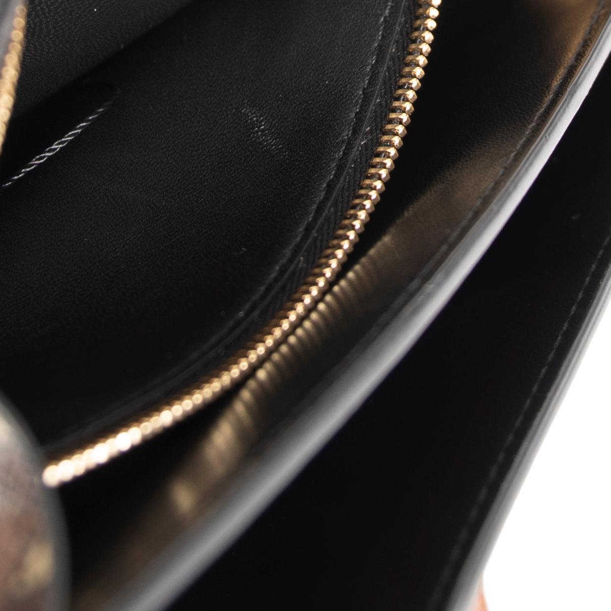 Burberry Monogram E-Canvas Small TB Flap Crossbody Bag