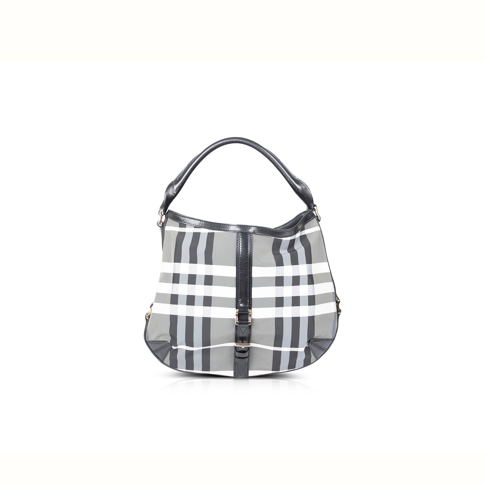 Burberry Nylon Beat Check Grafton Bag