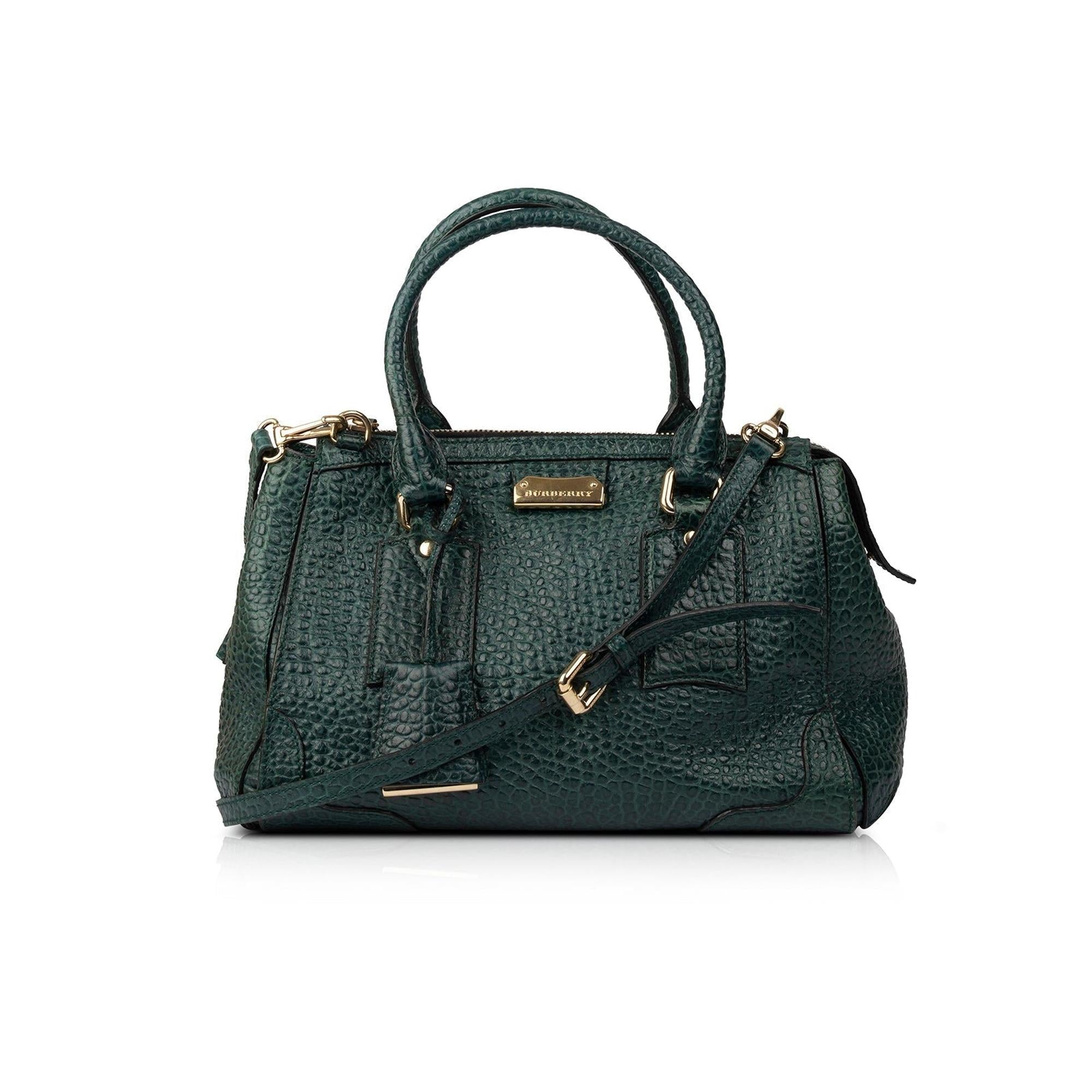 Burberry Small Leather Gladstone Bag