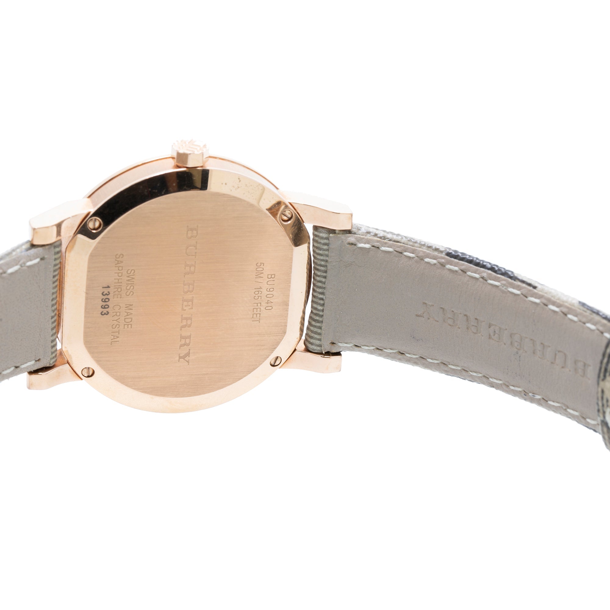 Burberry The City Haymarket Check Watch