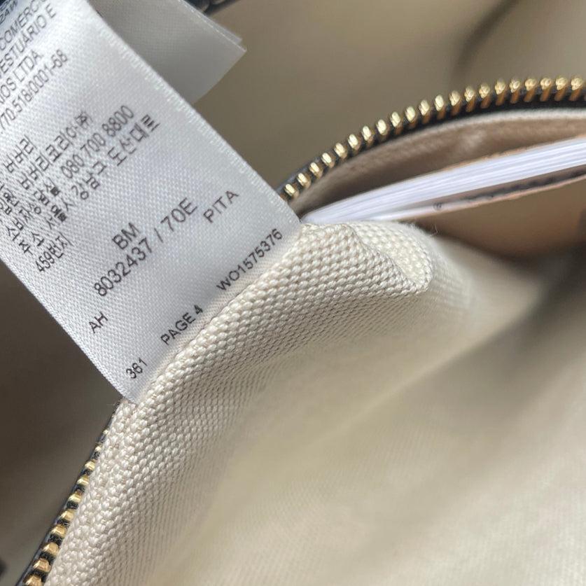 Burberry Two-Tone Canvas and Leather Mini Pocket Bag