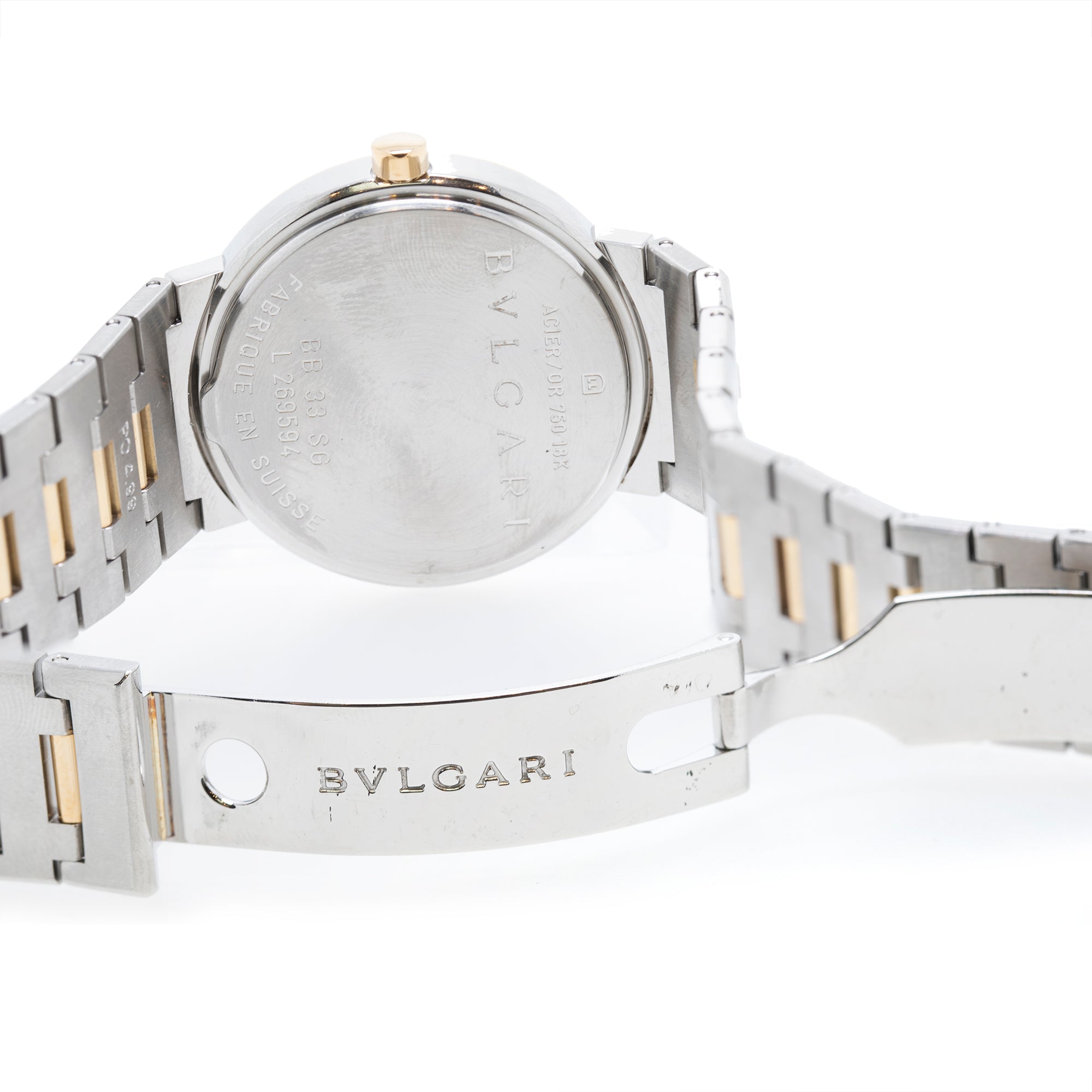 Bvlgari Steel & Gold Bvlgari Watch
