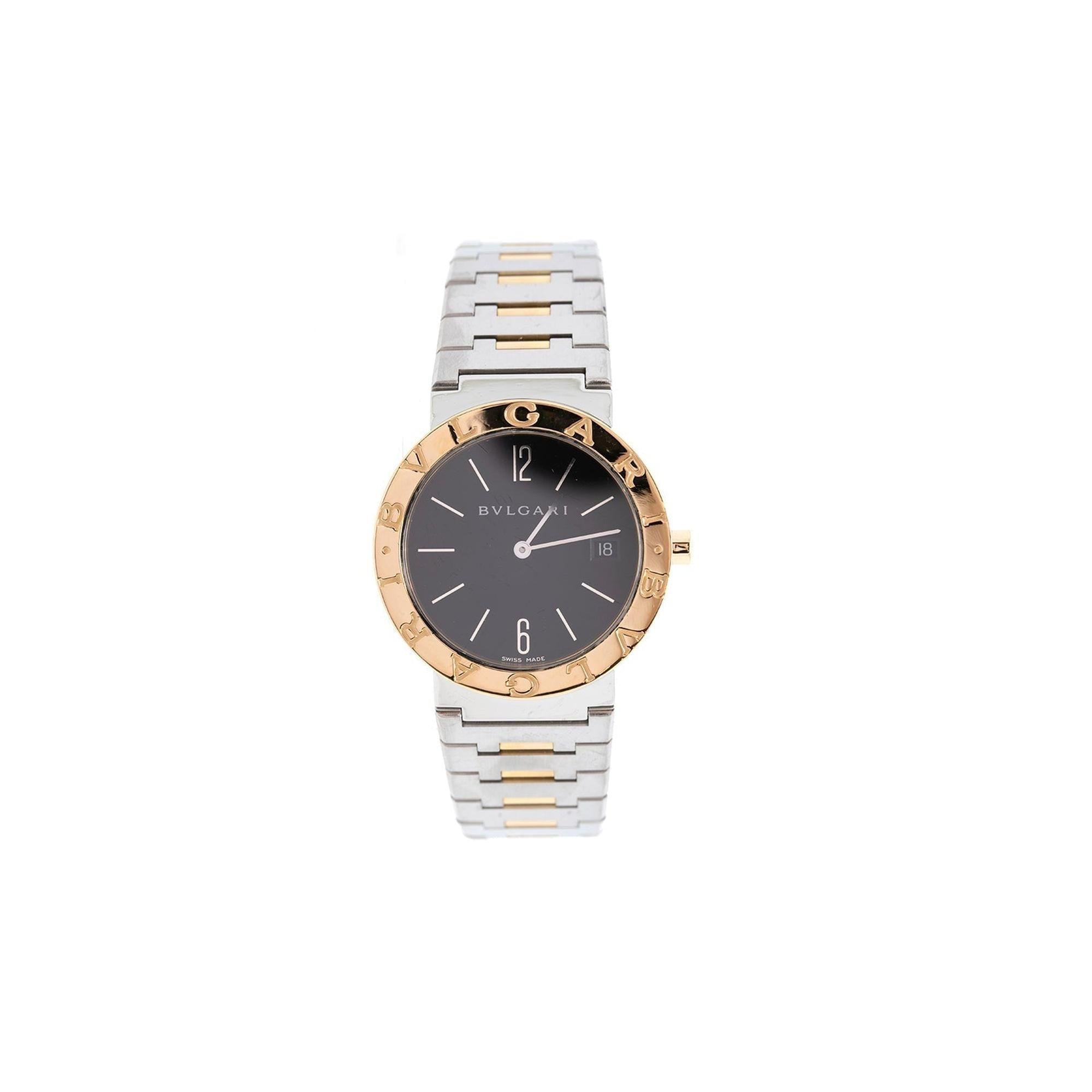 Bvlgari Steel & Gold Bvlgari Watch