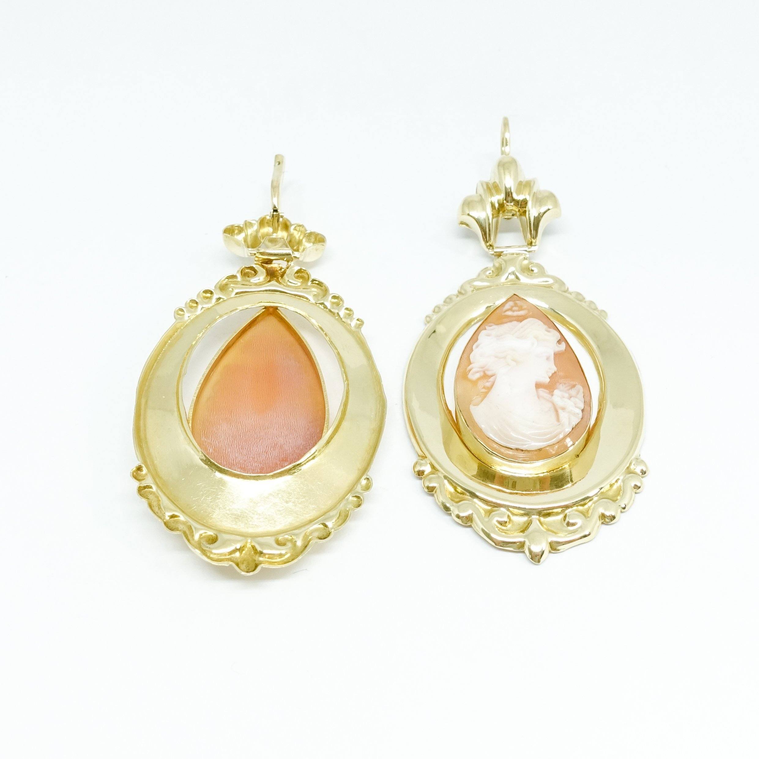 Cameo Earrings