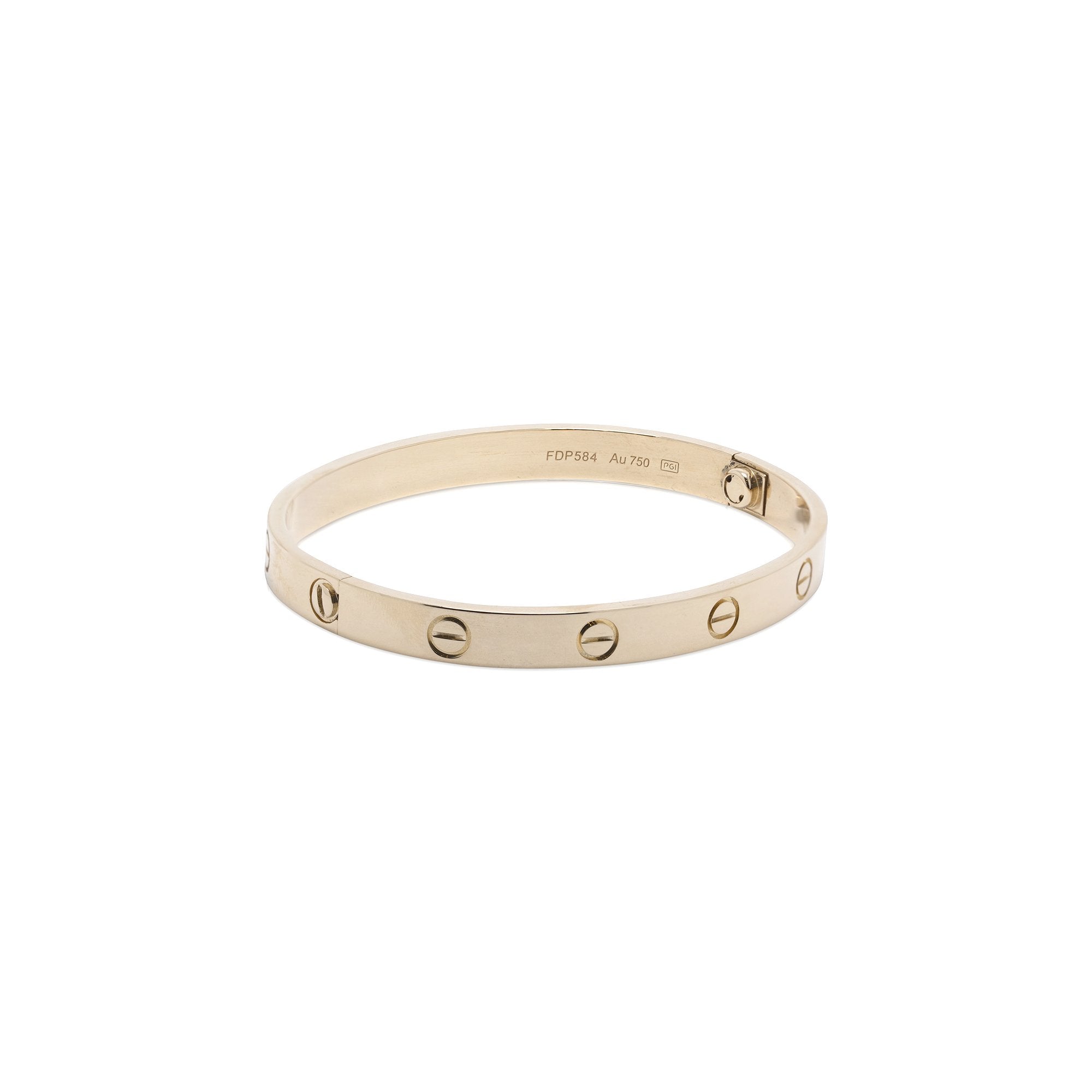 Cartier 18k Gold Love Bracelet w/ Box