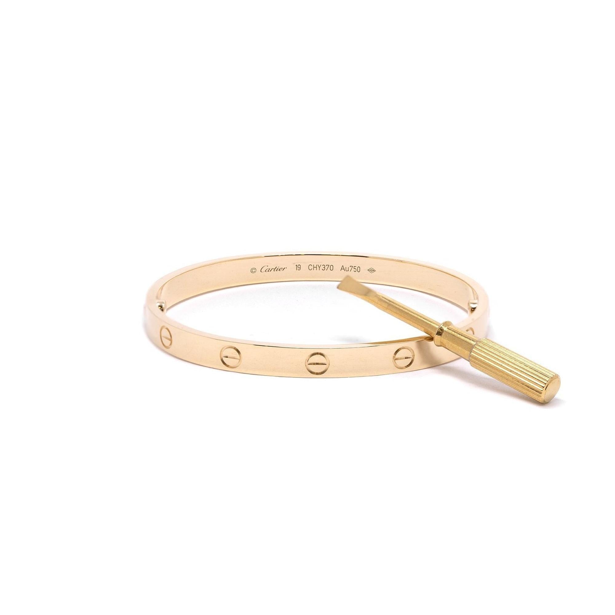 Cartier 18k Gold Love Bracelet
