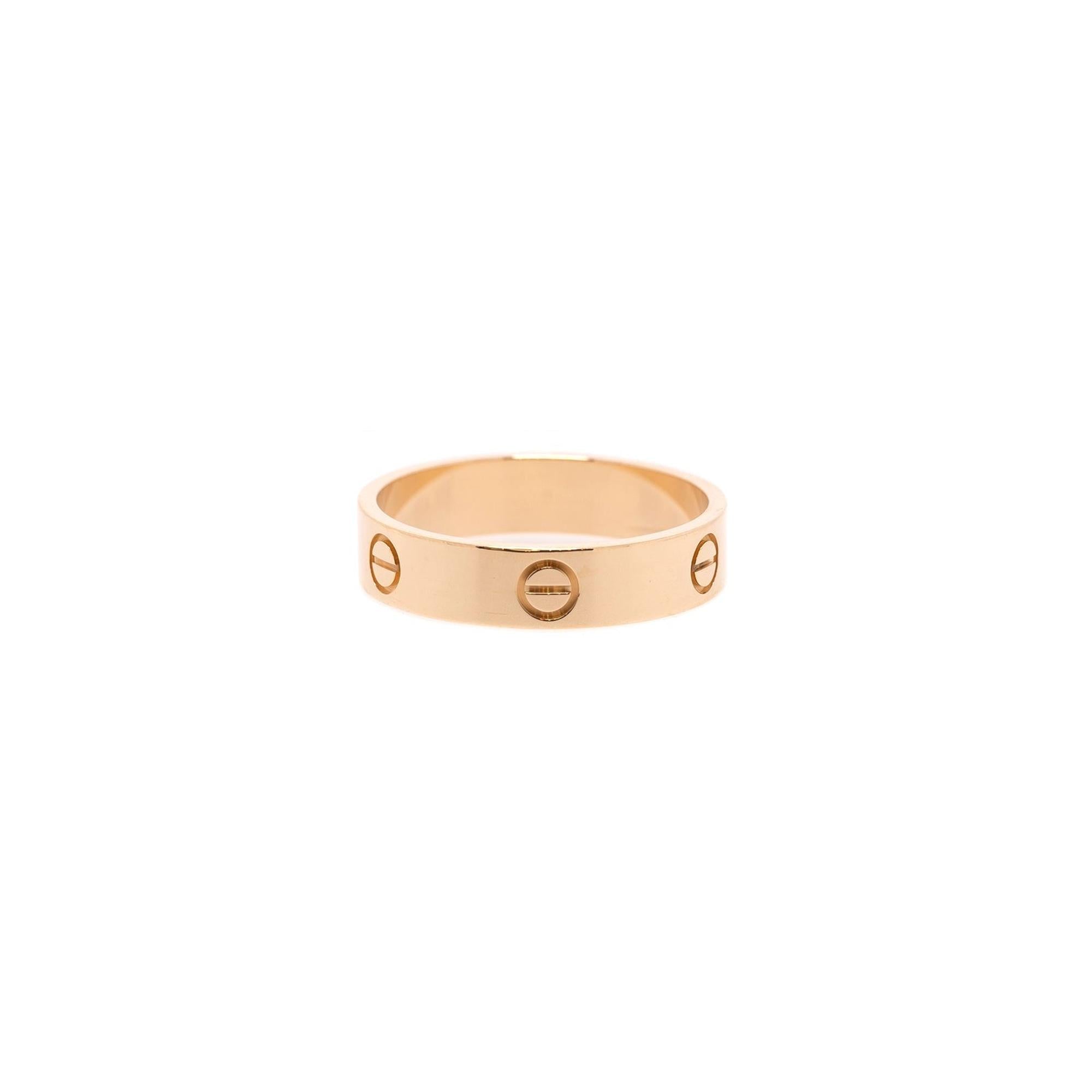 Cartier 18k Gold Love Ring