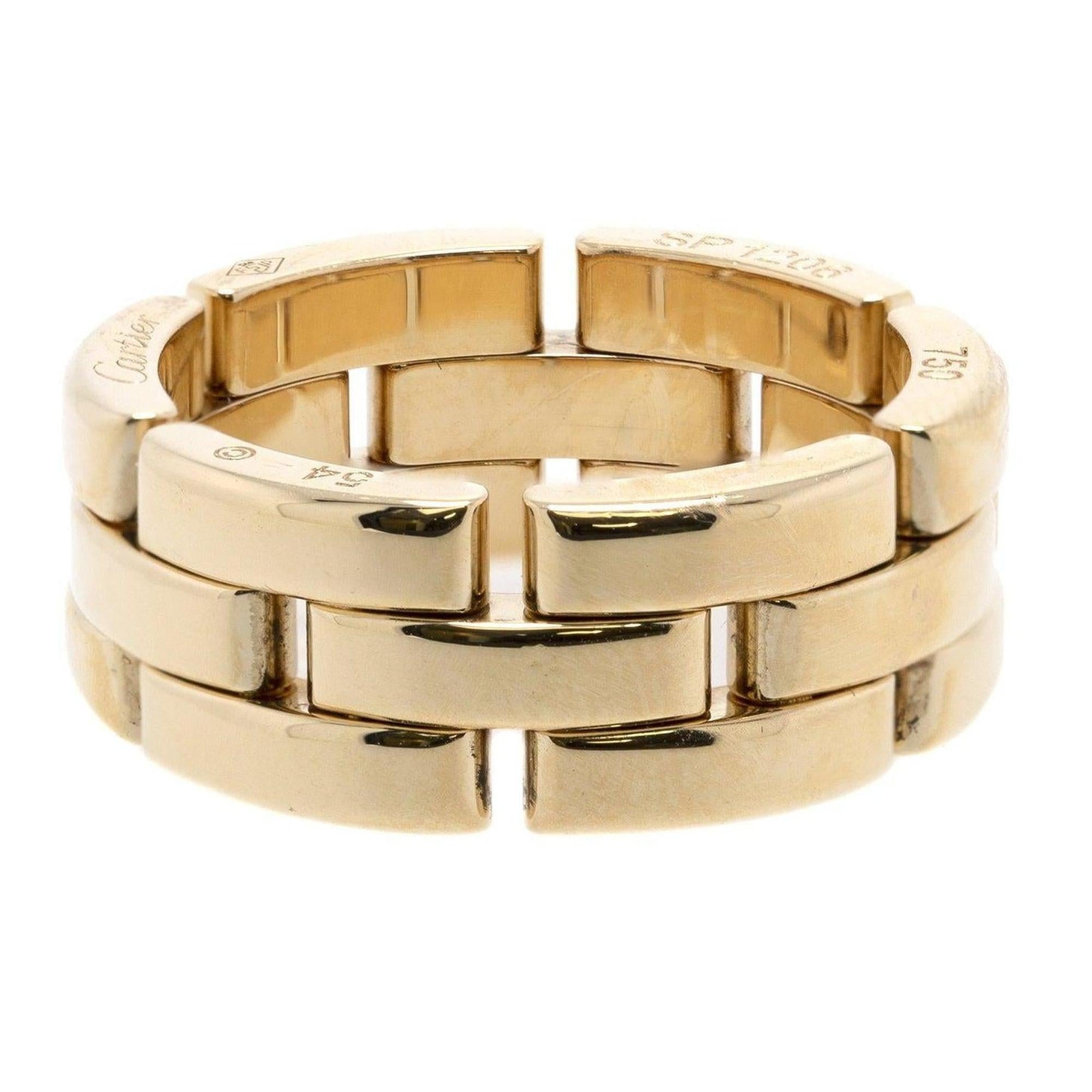 Cartier 18k Gold Maillon Panthere Ring