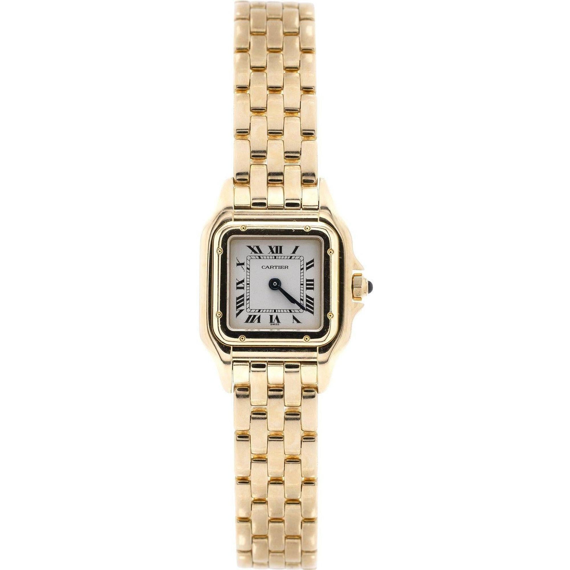 Cartier 18k Gold Panthere Watch