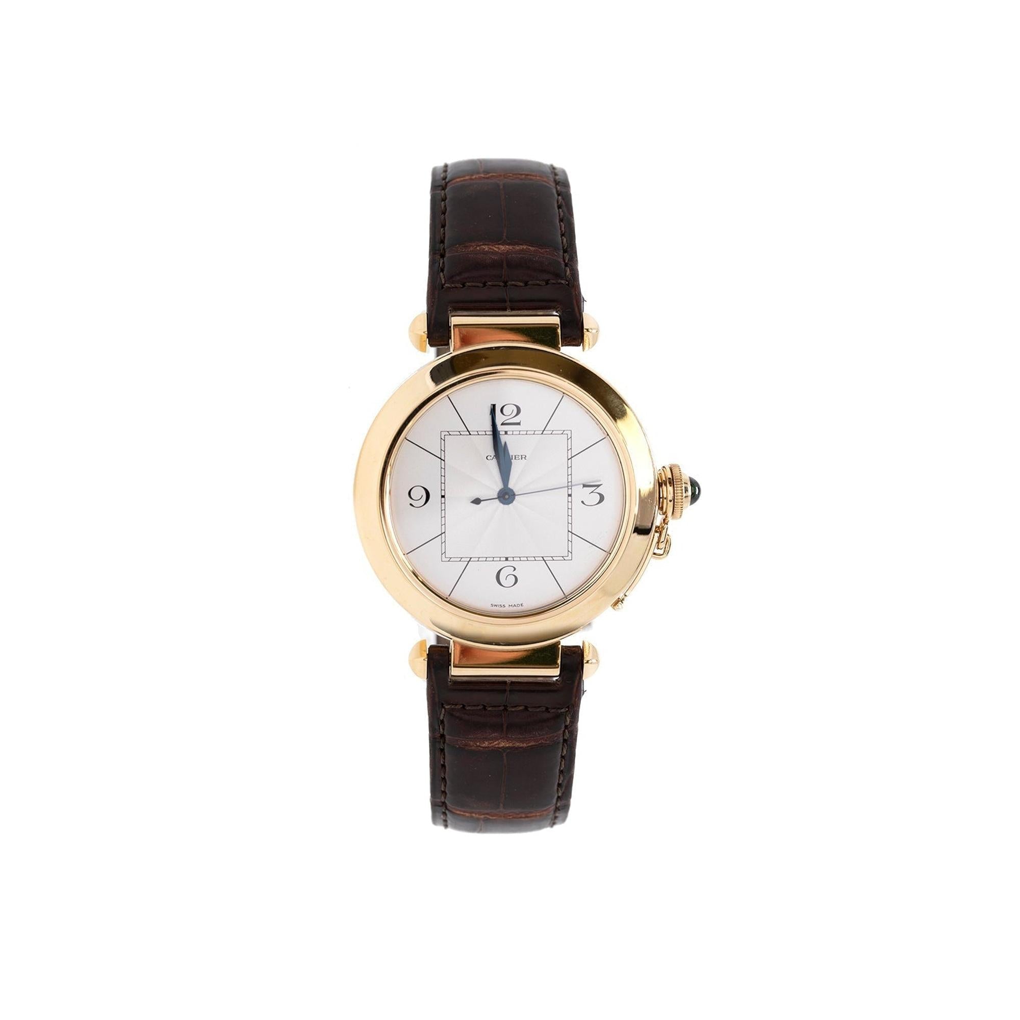 Cartier 18k Gold Pasha de Cartier 42 mm Automatic Watch