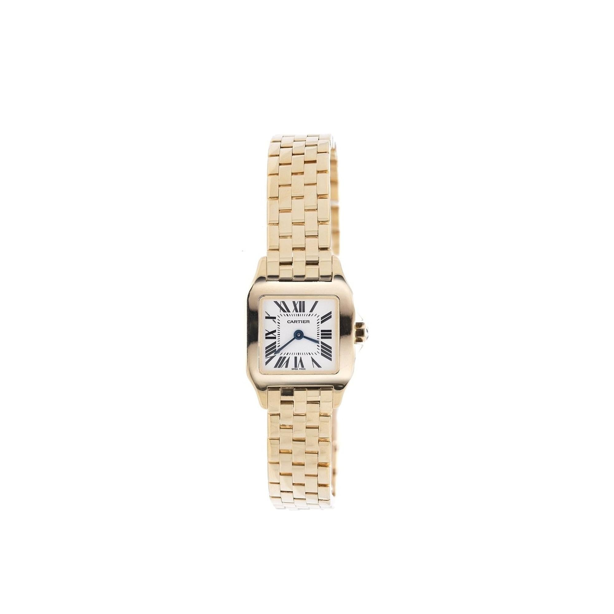 Cartier 18k Gold Santos Demoiselle Watch