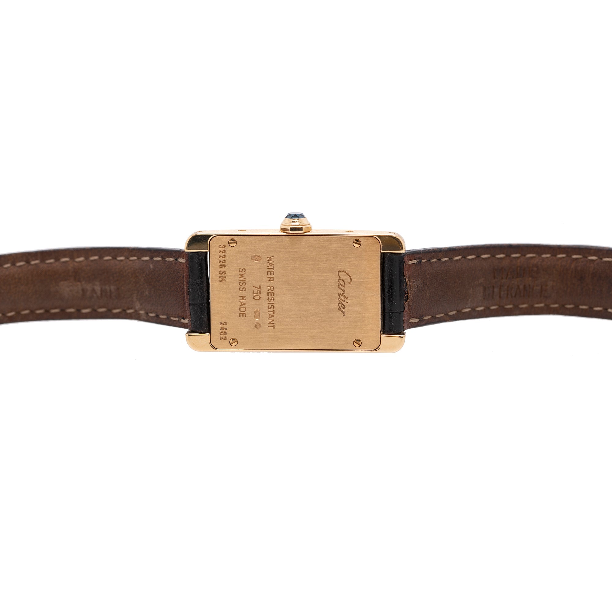 Cartier 18k Gold Tank Americaine Watch, Small Model w/ Box & Papers