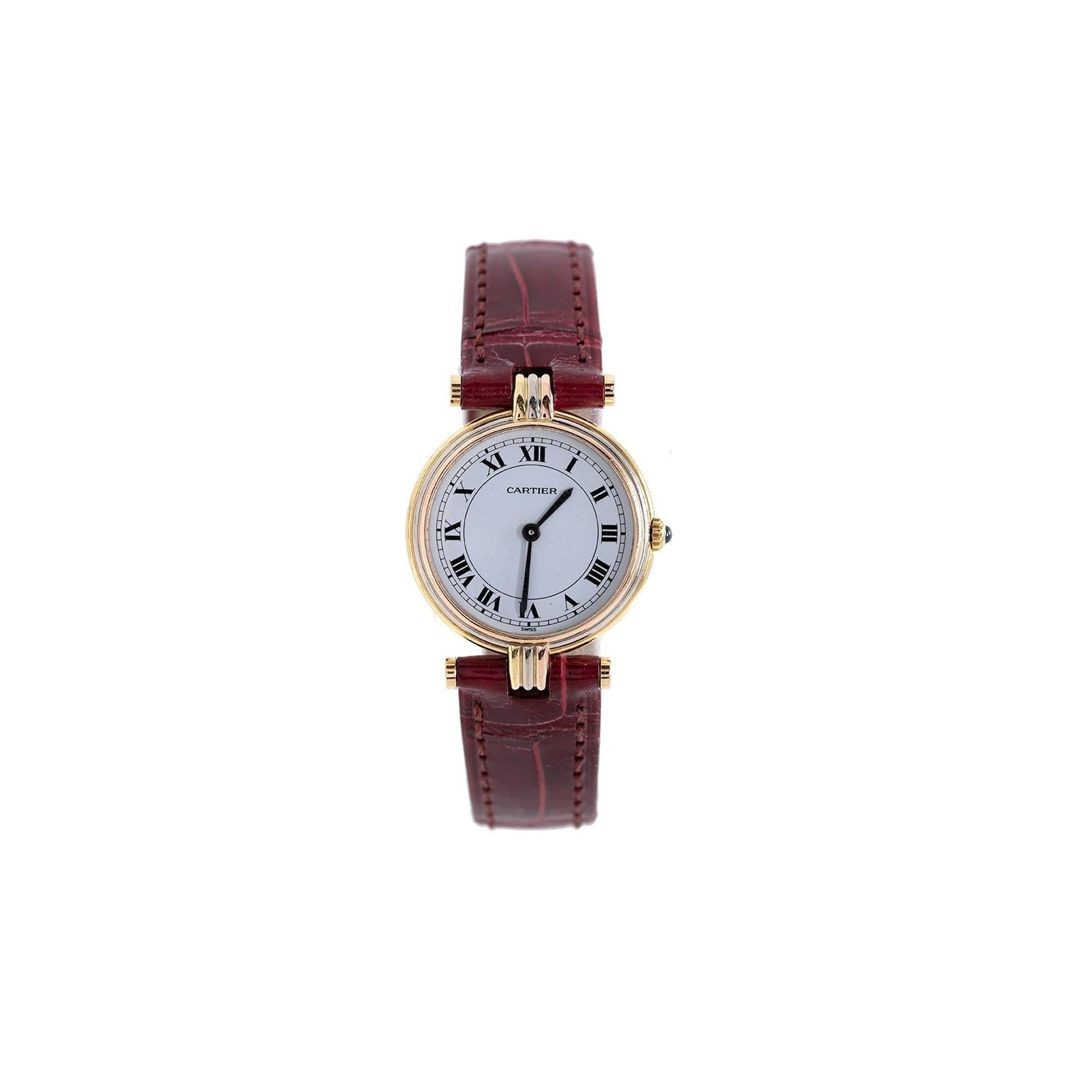 Cartier 18k Gold Vendome Trinity Watch