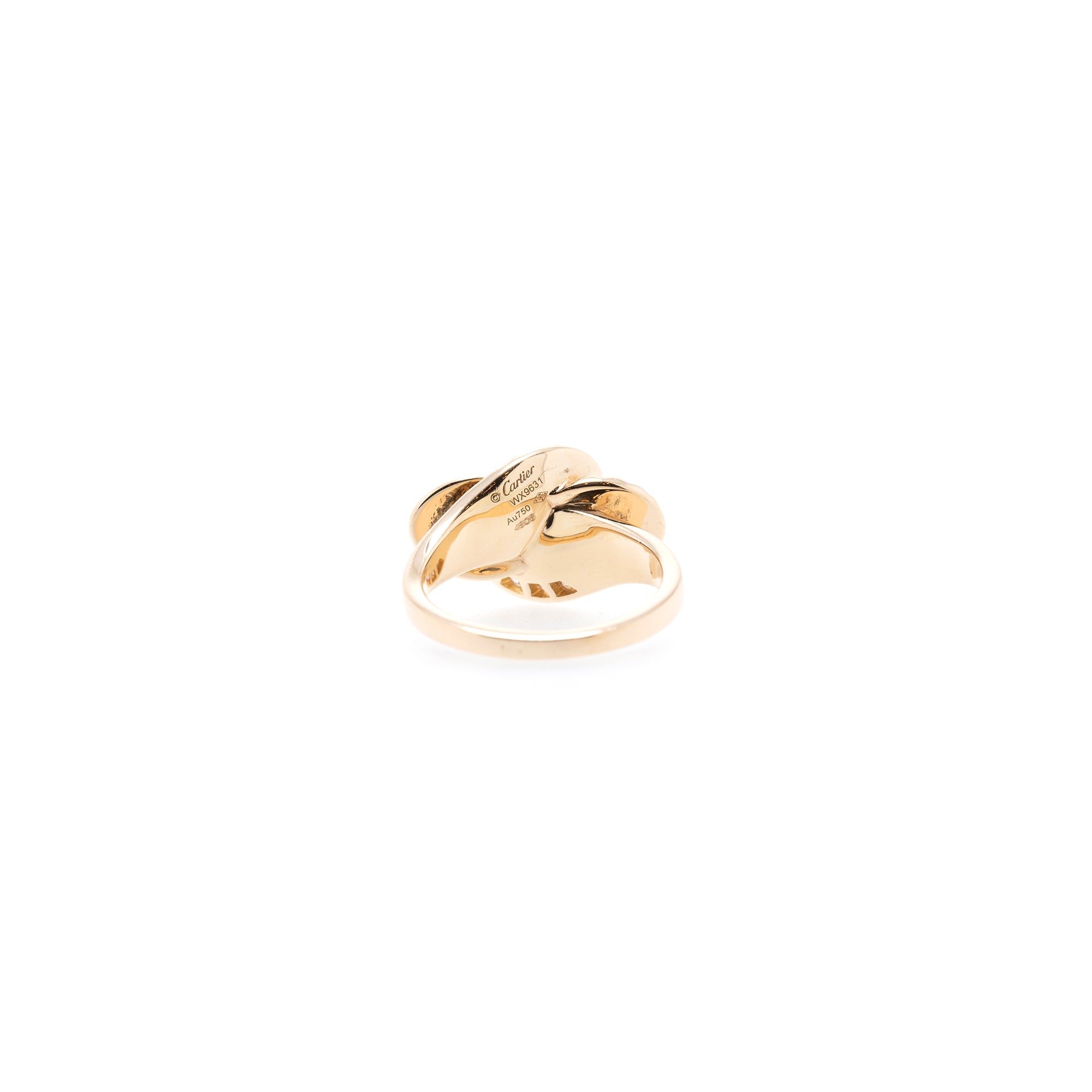 Cartier 18k Gold Vintage Diamond Cocktail Ring