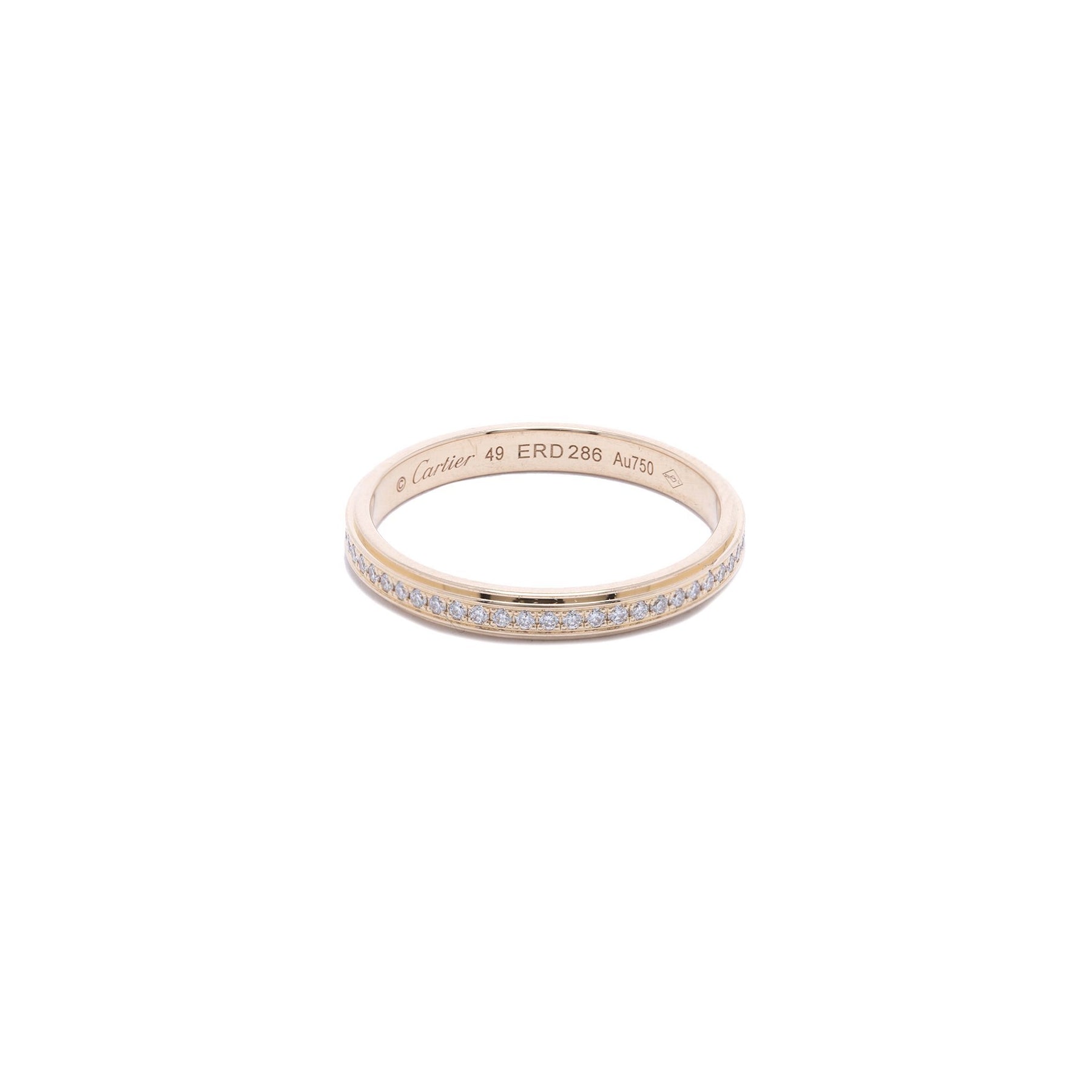 Cartier 18k Rose Gold Diamond D'amour Wedding Band Ring w/ Box