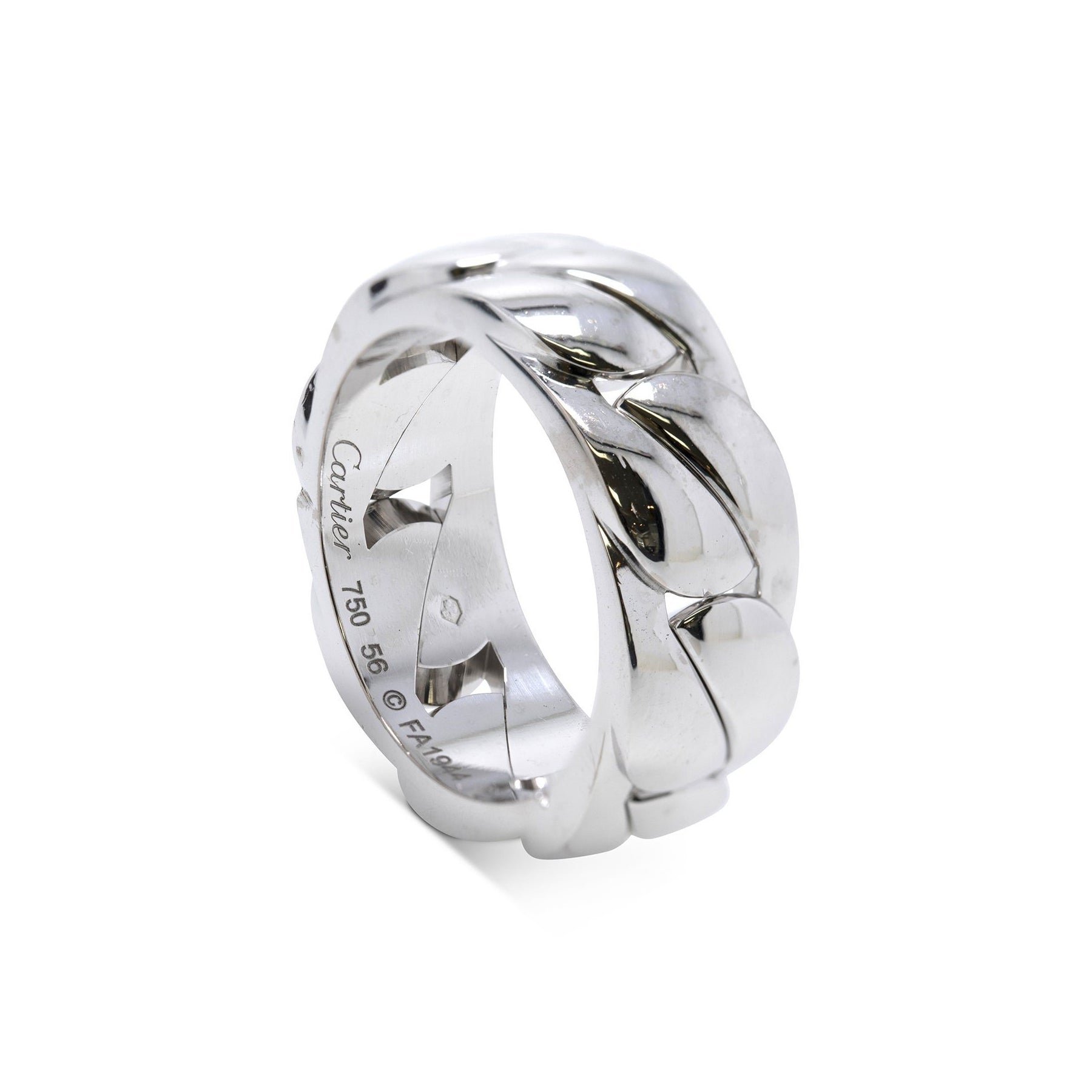 Cartier 18k White Gold La Dona Ring