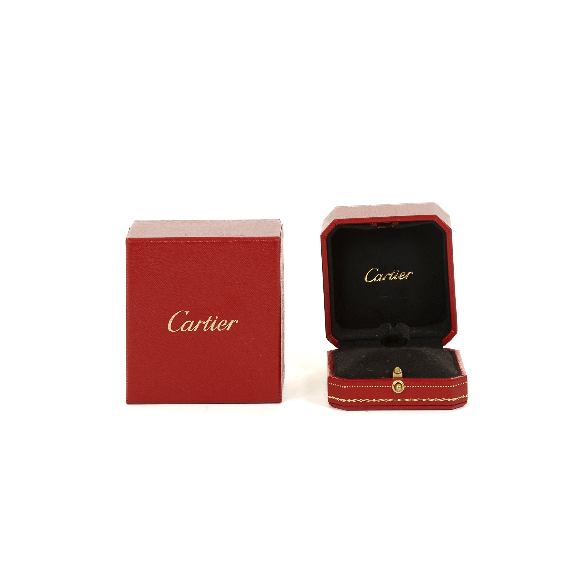 Cartier 18k White Gold Love Wedding Band Ring w/ Box