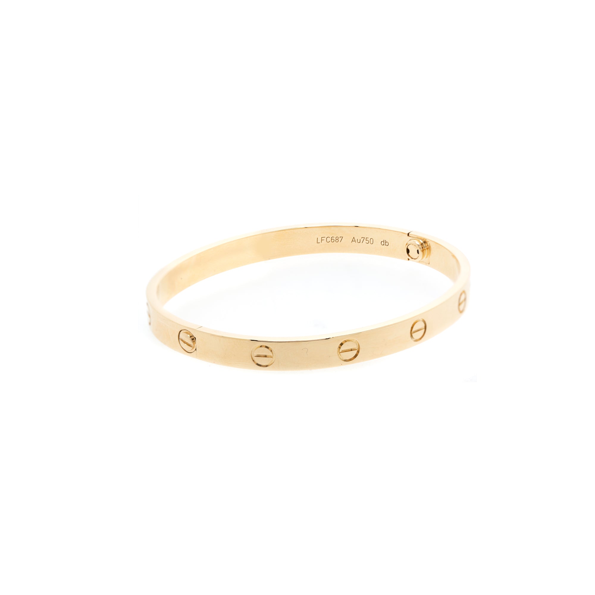 Cartier 18k Yellow Gold Love Bracelet