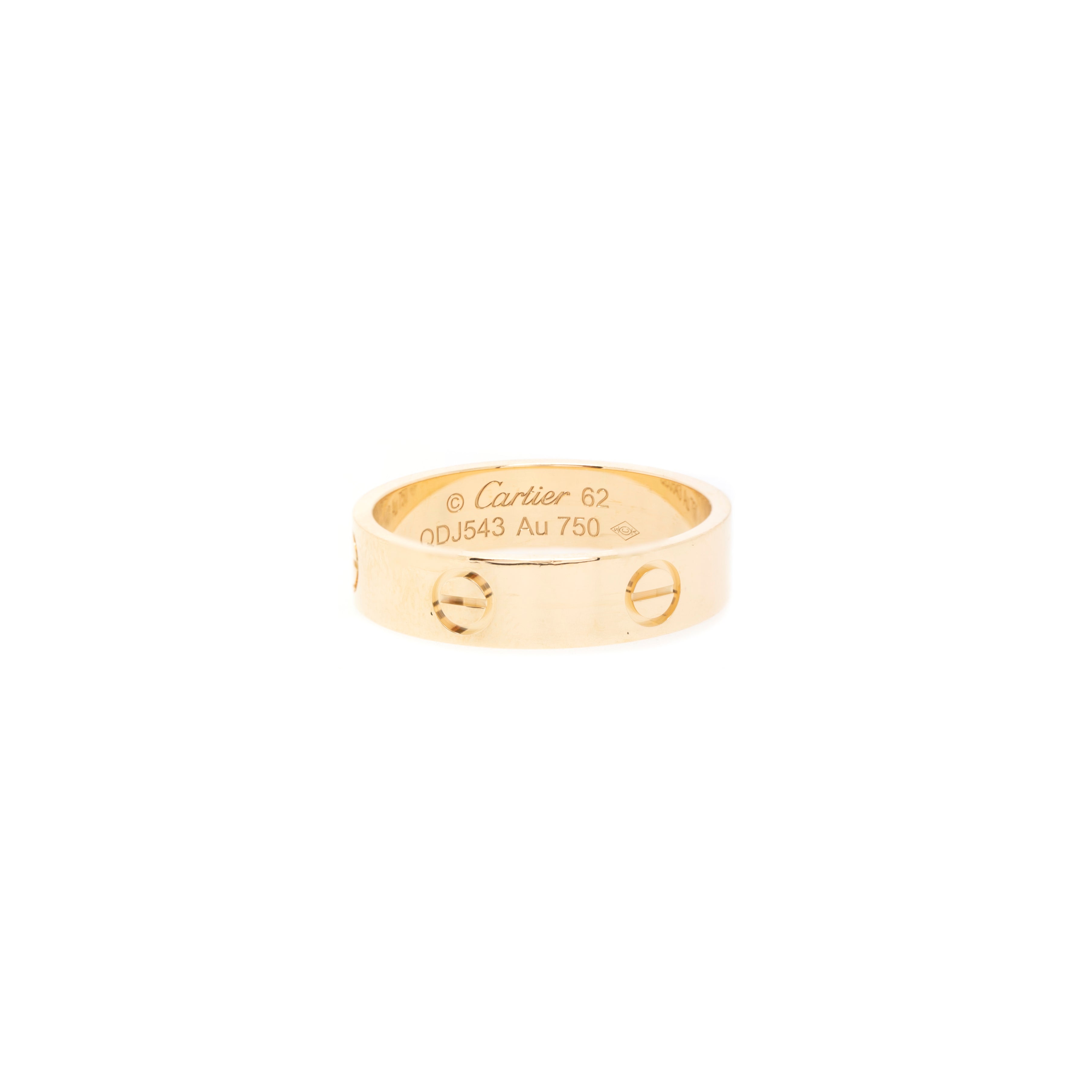 Cartier 18k Yellow Gold Love Ring