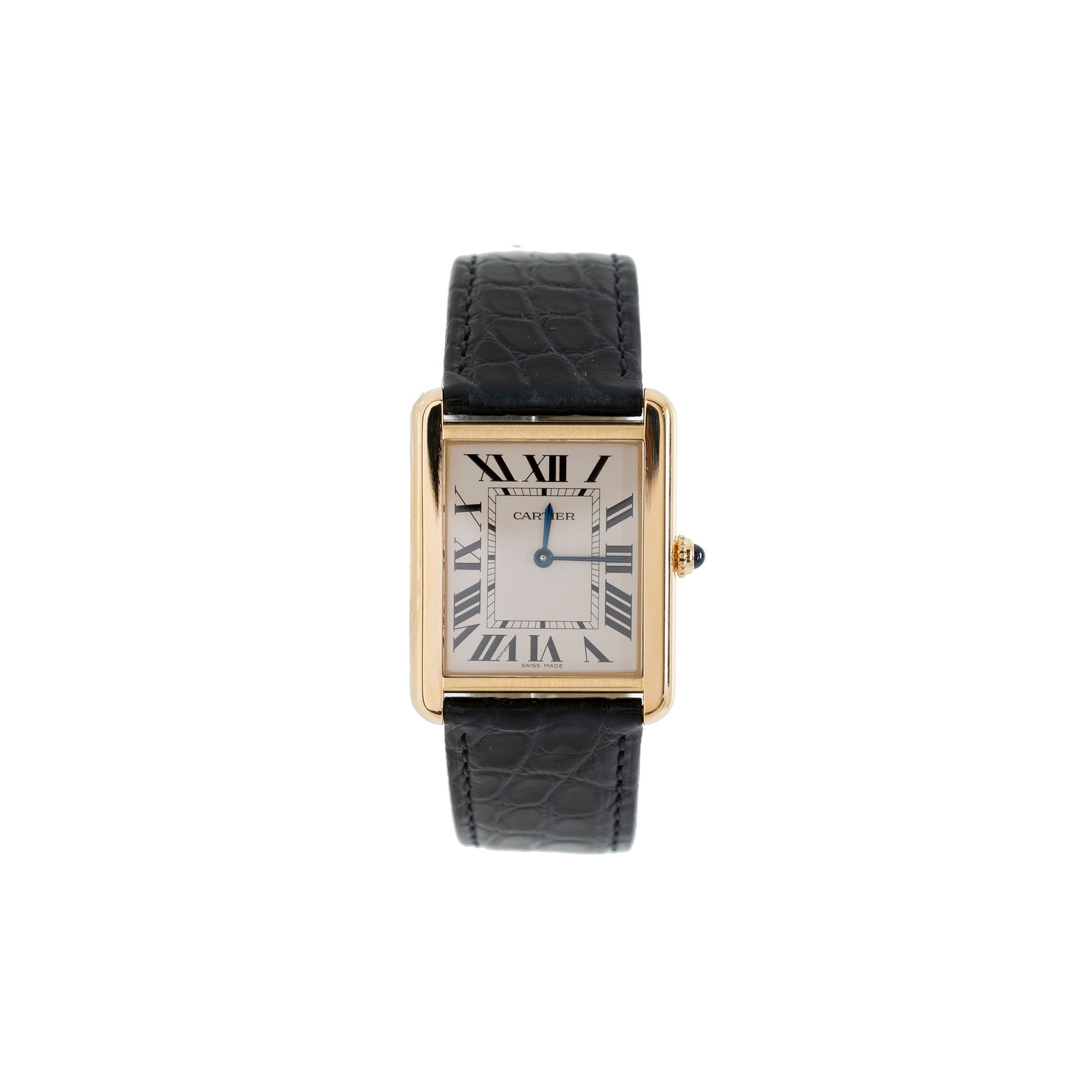 Cartier 18k Yellow Gold Tank Solo Watch
