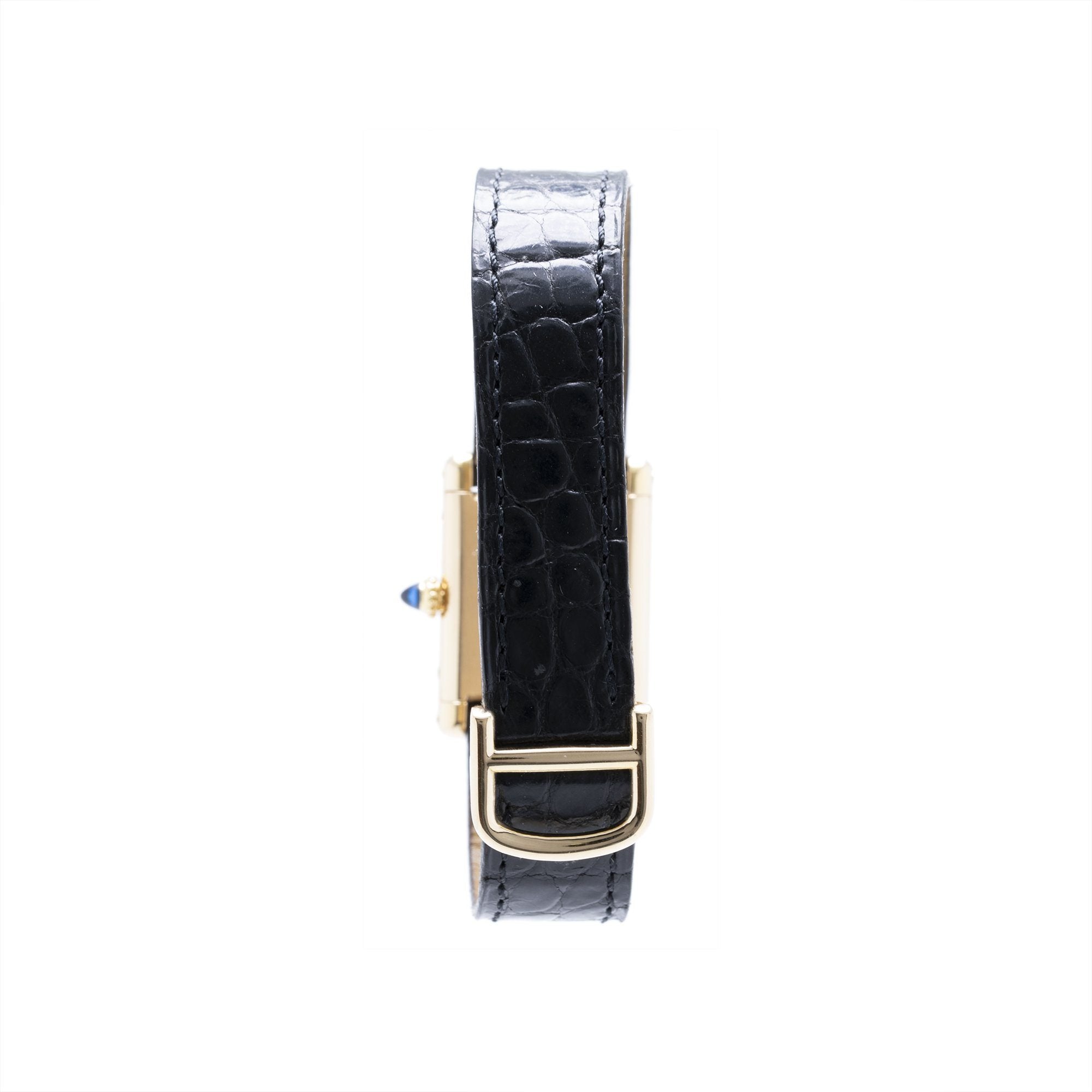 Cartier 18k Yellow Gold Tank Watch