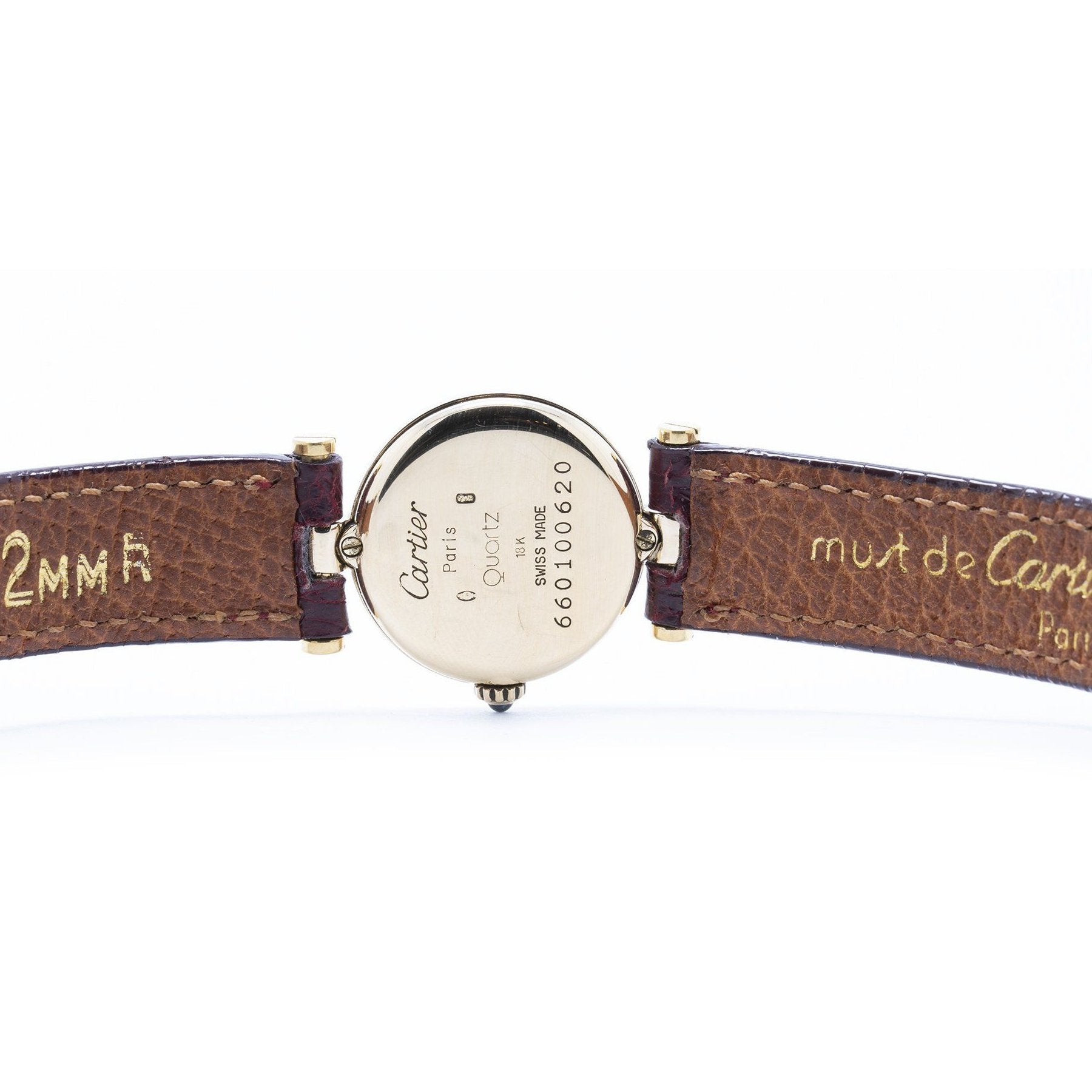 Cartier 18k Yellow Gold Vendome Watch