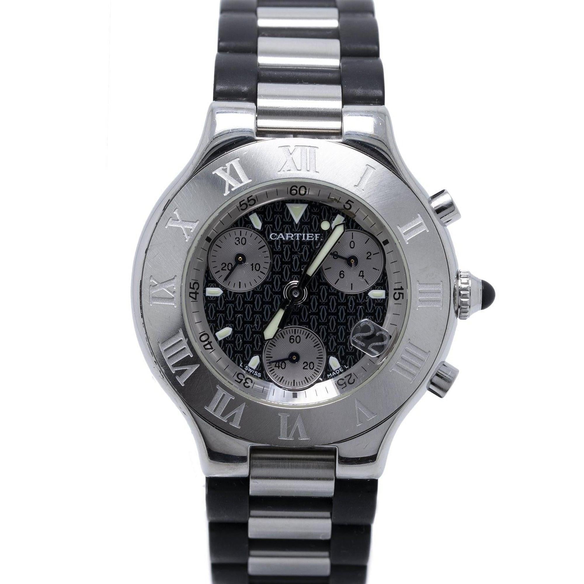 Cartier 21 Must Chronoscaph Watch