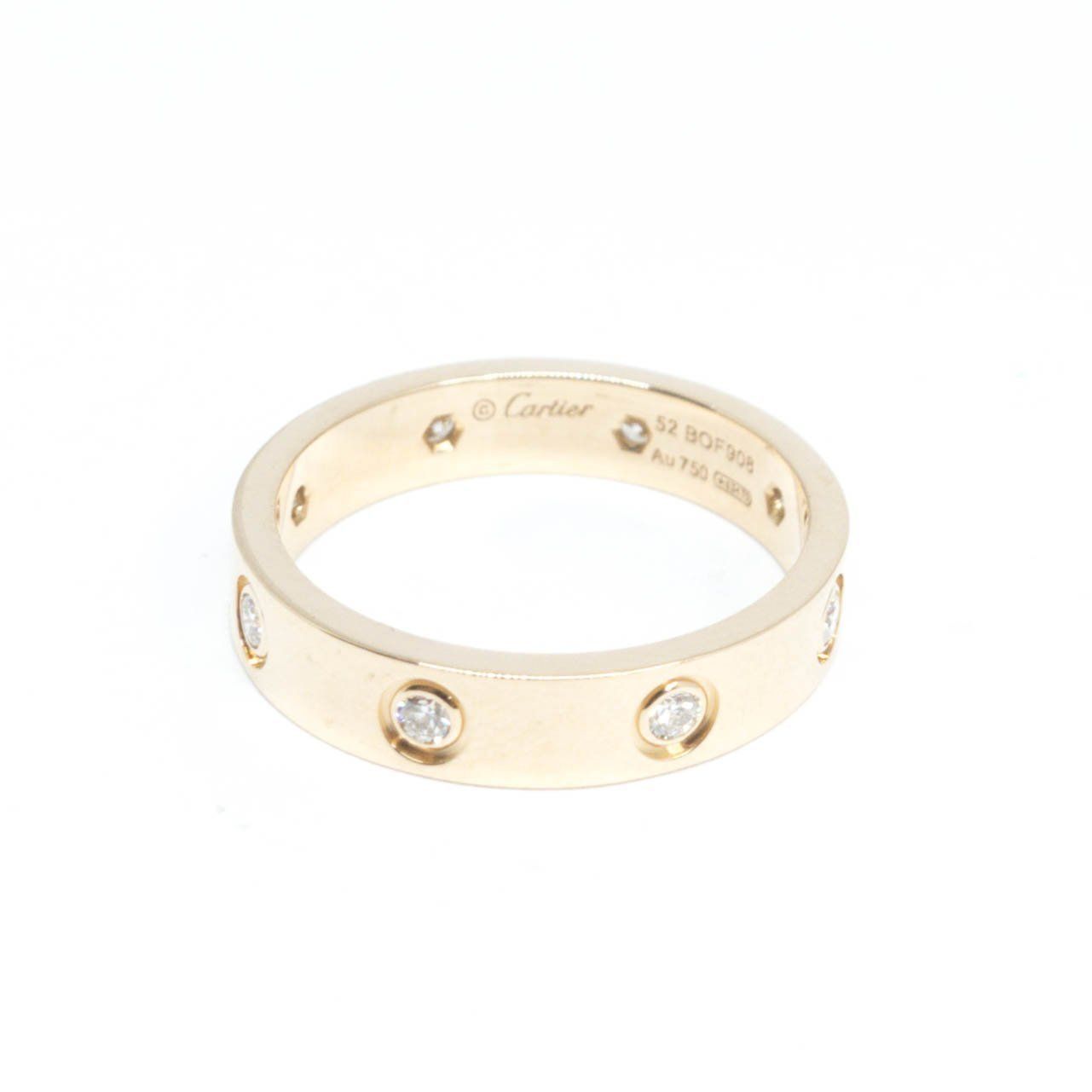 Cartier 8 Diamond Love Ring