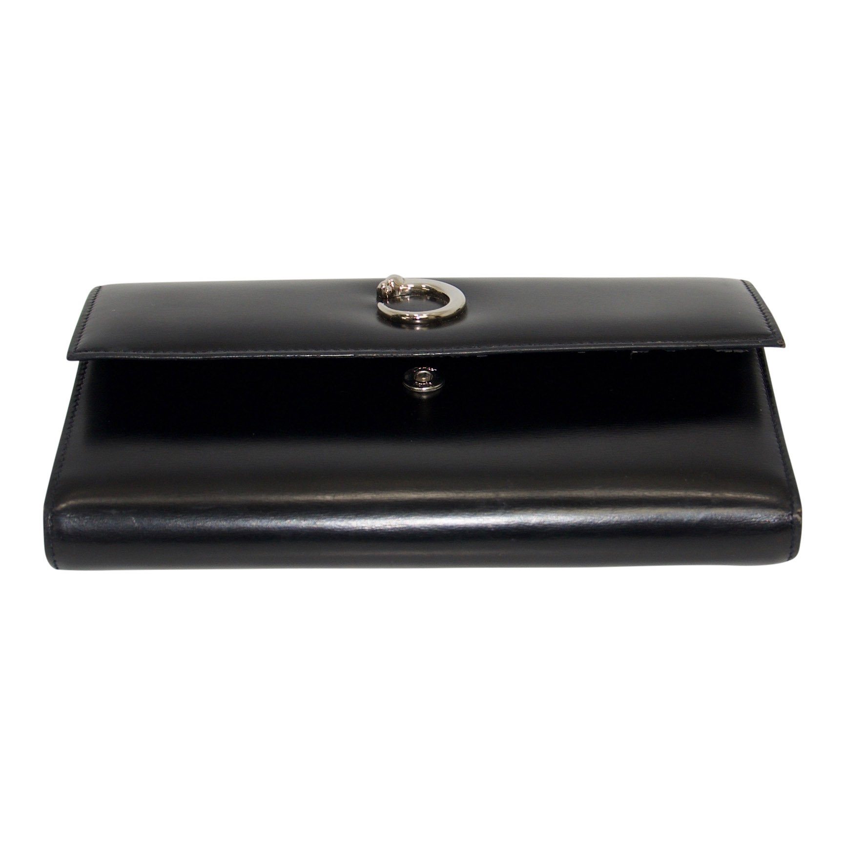 Cartier Black Panthere Tri-Fold Wallet