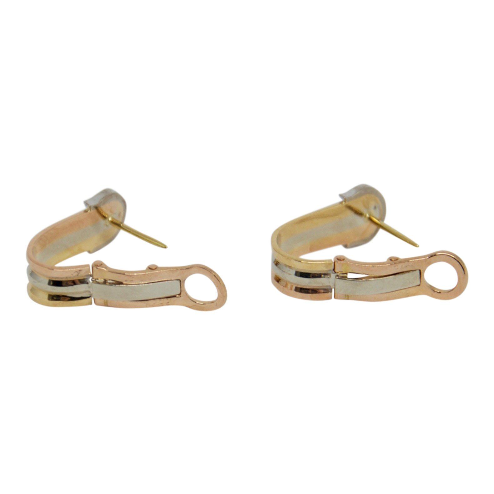 Cartier C De Cartier Trinity Earrings with Diamonds