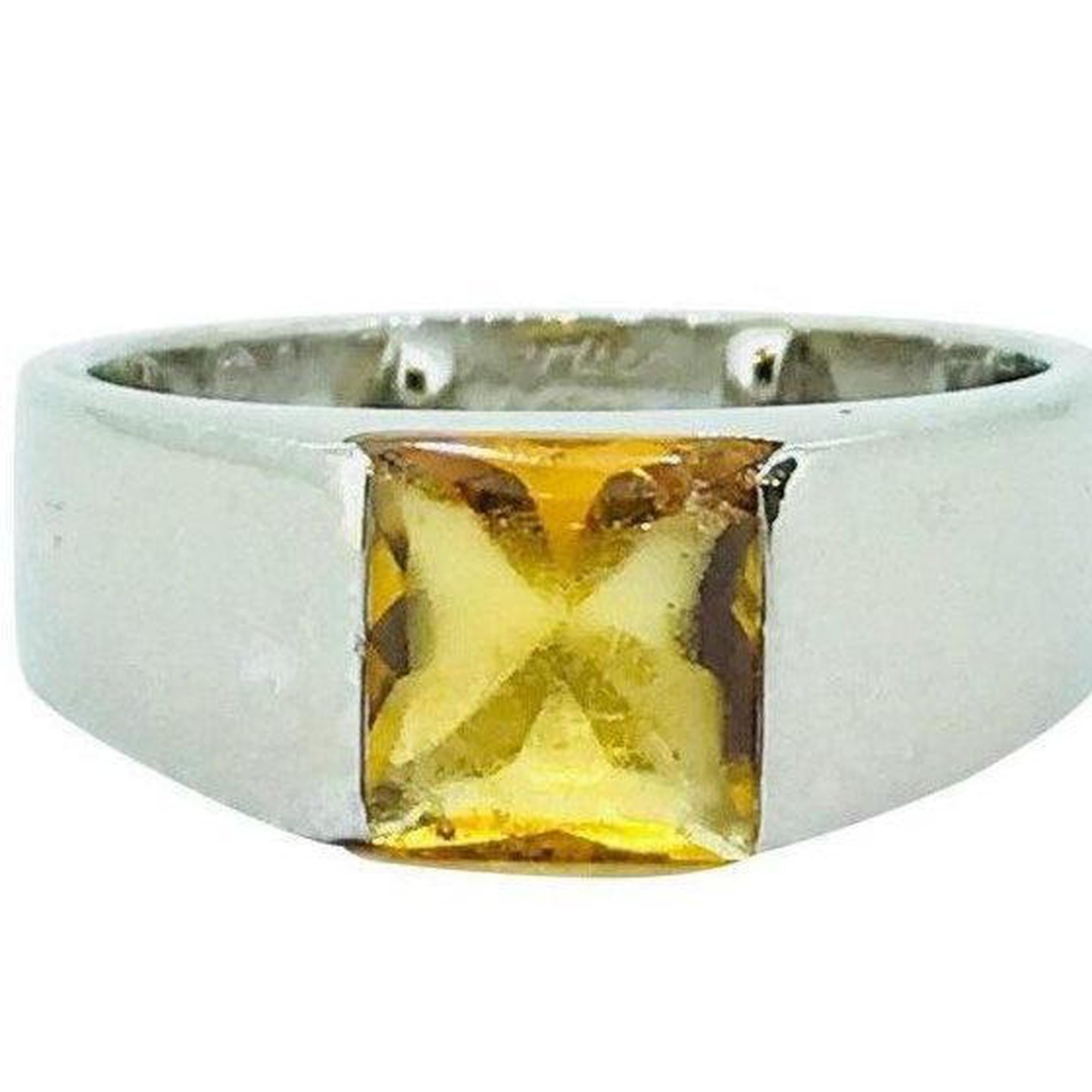 Cartier Circa 1999 Citrine Tank Ring