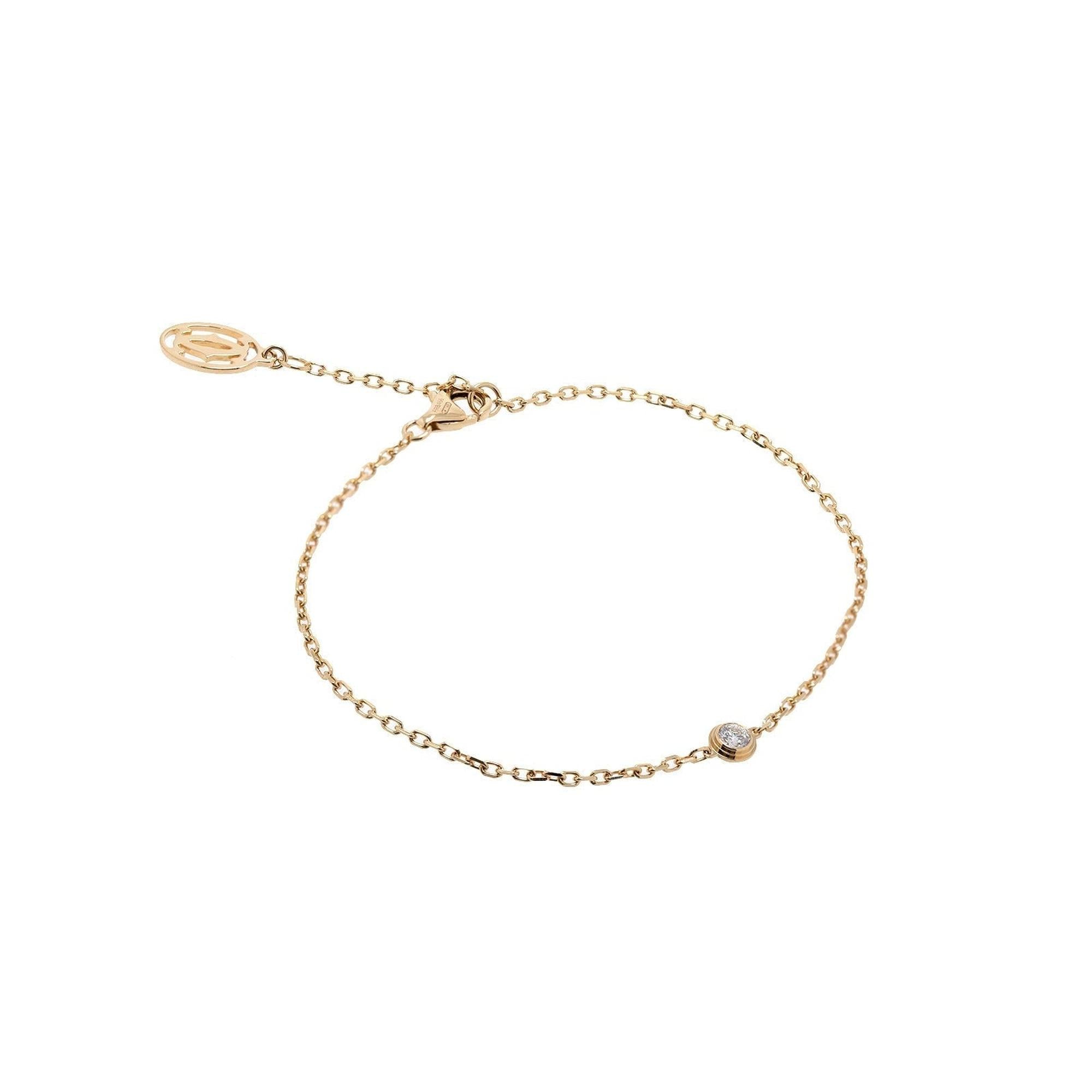 Cartier D'Amour Diamond Bracelet w/ Box & Certificate