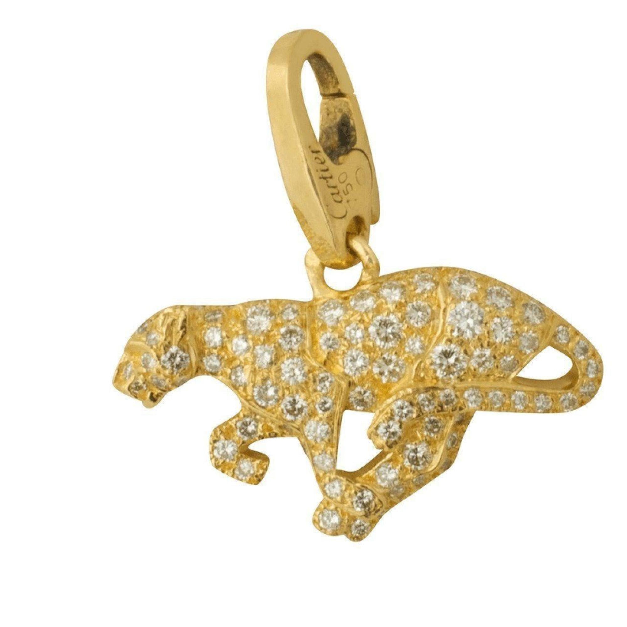 Cartier Diamond Panther Charm/Pendant