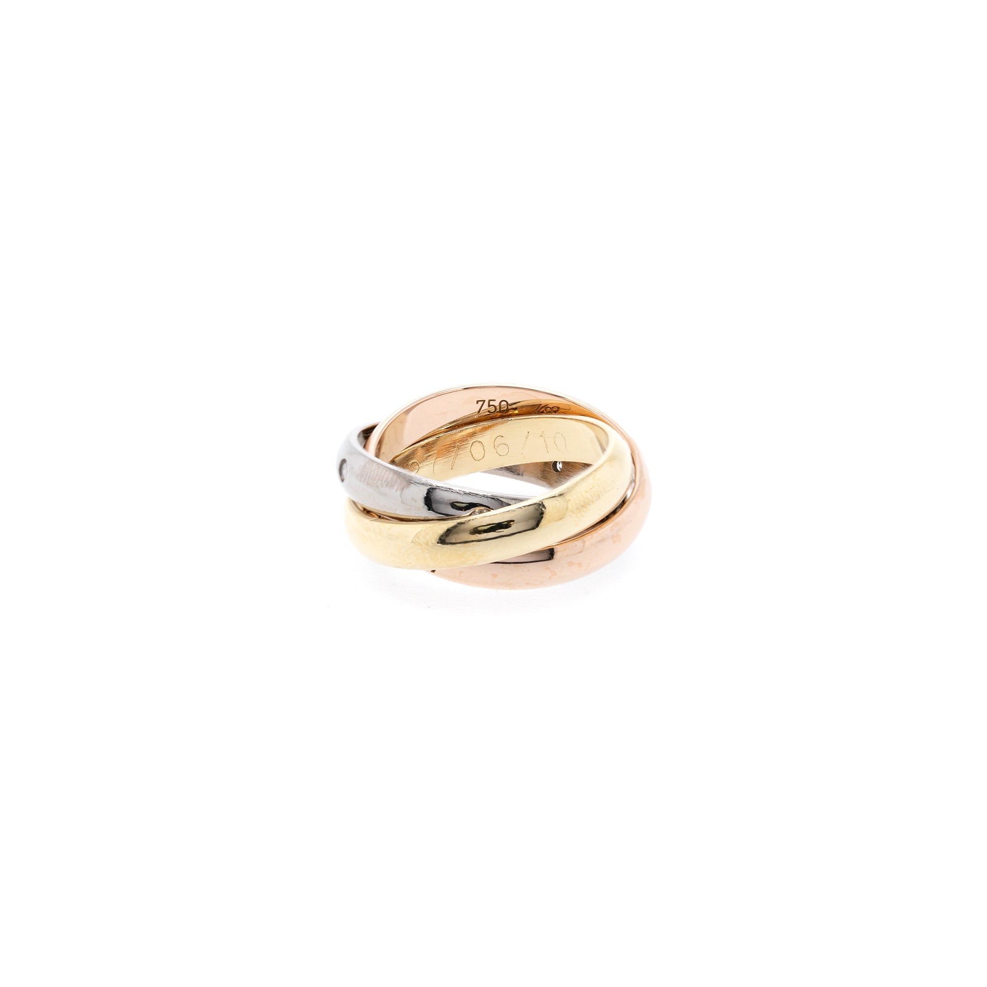 Cartier Diamond Trinity Rolling Ring