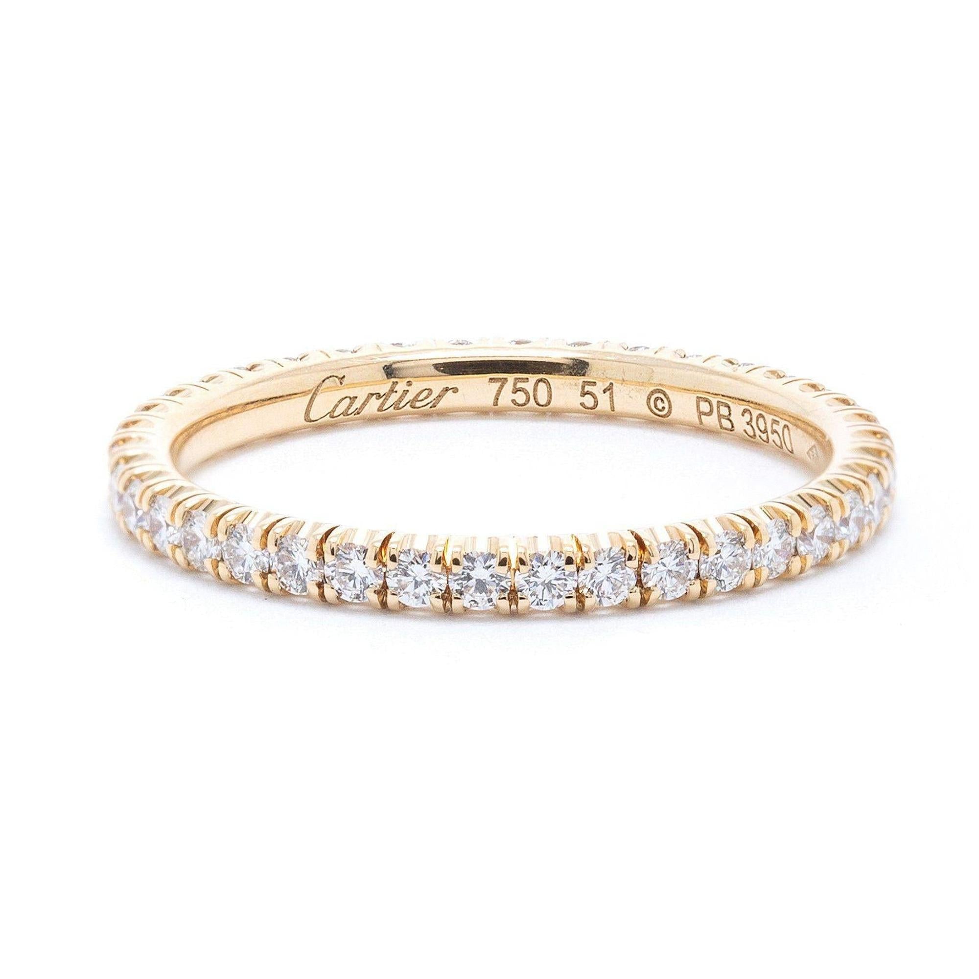 Cartier Etincelle de Cartier Diamond Wedding Band Ring